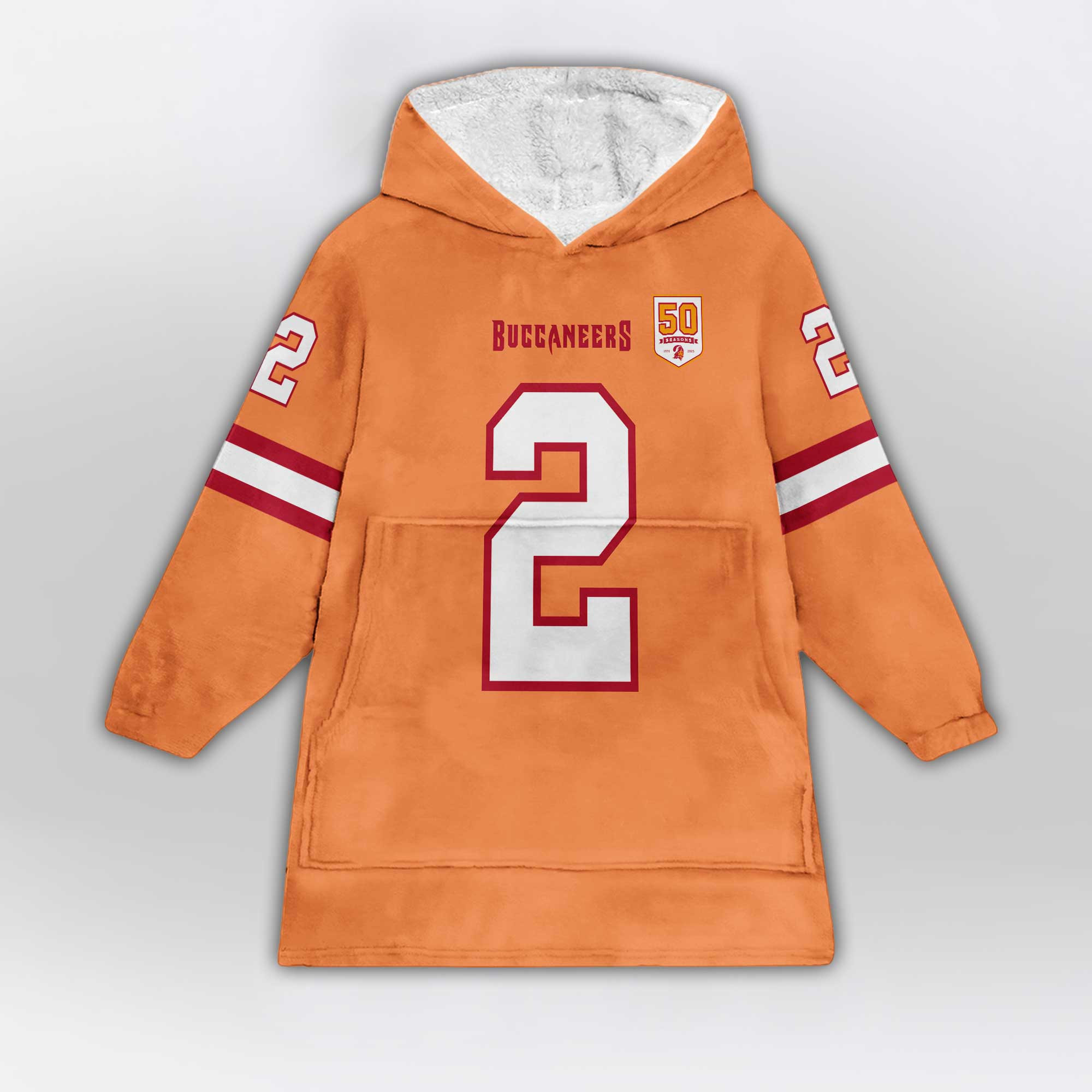 Adult E.E 2 Tampa Bay Football Unisex Blanket Hoodie