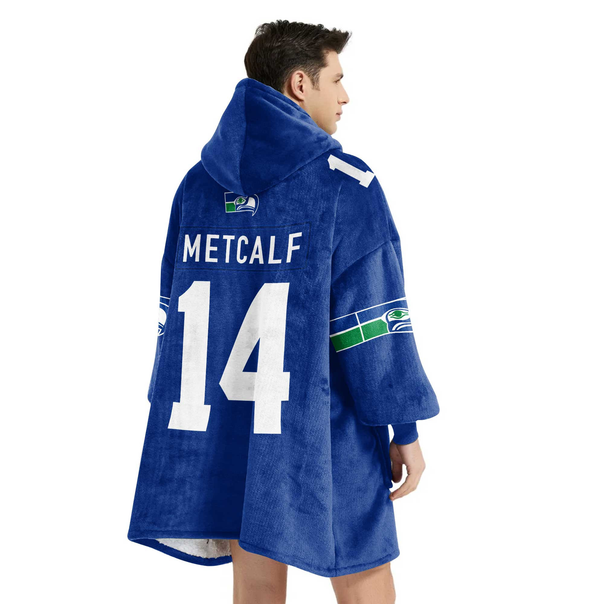 Adult D.K.M 14 Seattle Football Unisex Blanket Hoodie