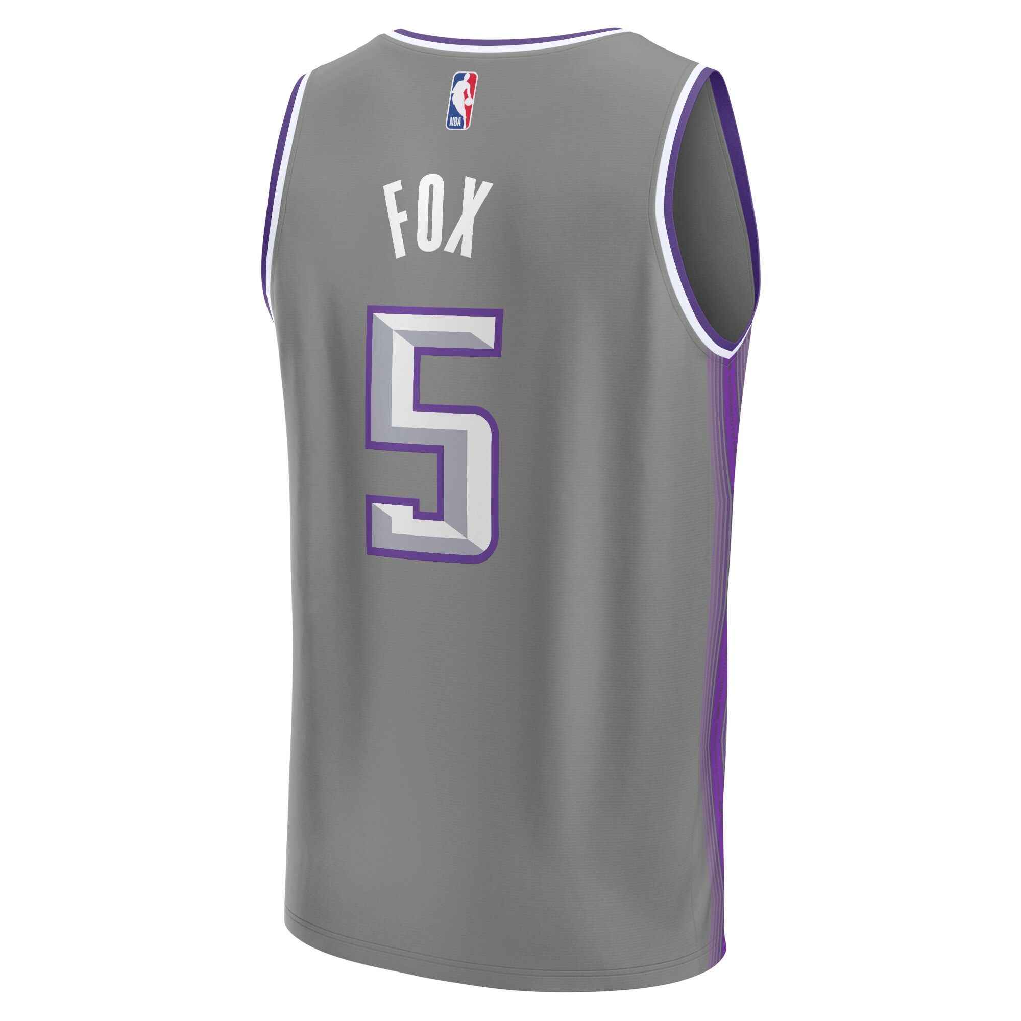 De'Aaron Fox Sacramento Kings  2022/23 Fastbreak Jersey - City Edition - Gray