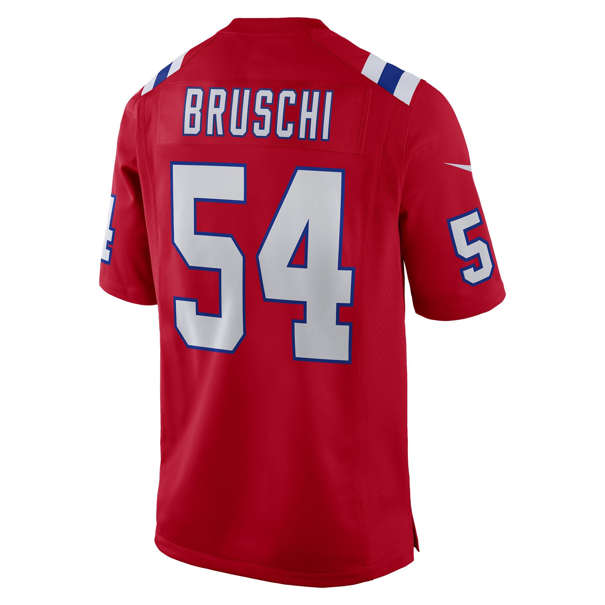 Tedy Bruschi New England Patriots Game Retired Player Jersey - Navy