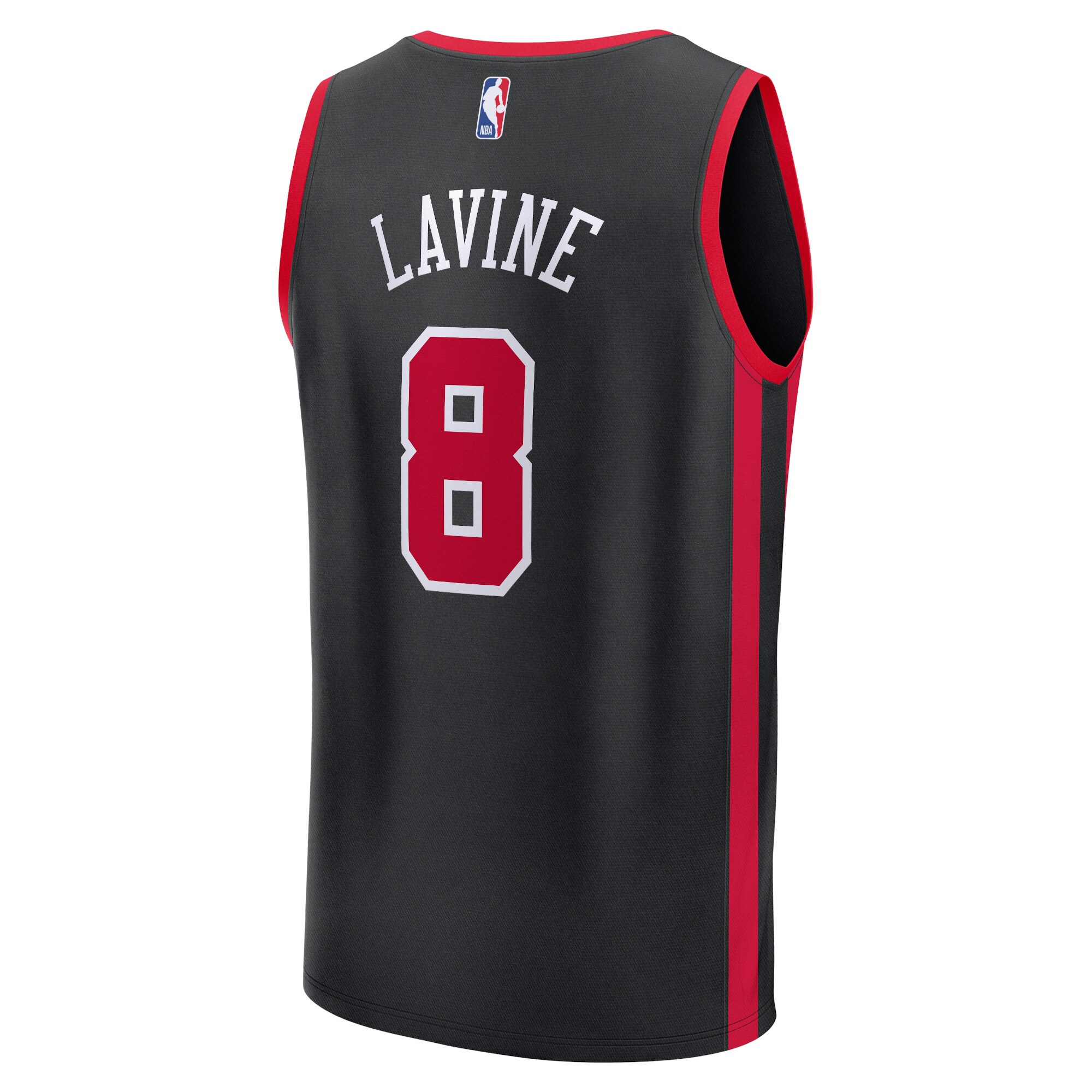 Unisex Chicago Bulls Zach LaVine  Black 2023/24 Fast Break Jersey - City Edition