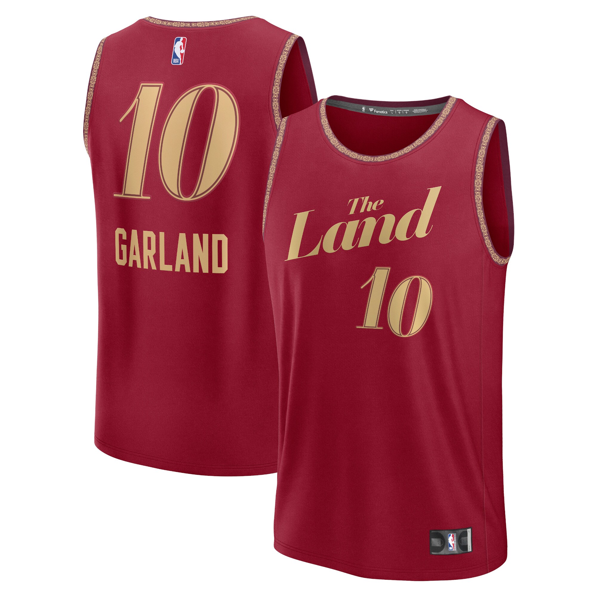 Unisex Cleveland Cavaliers Darius Garland  Wine 2023/24 Fast Break Jersey - City Edition