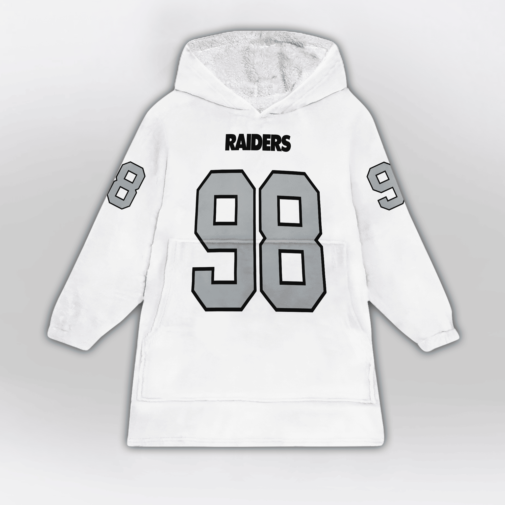Adult M.C 98 Las Vegas Football Unisex Blanket Hoodie