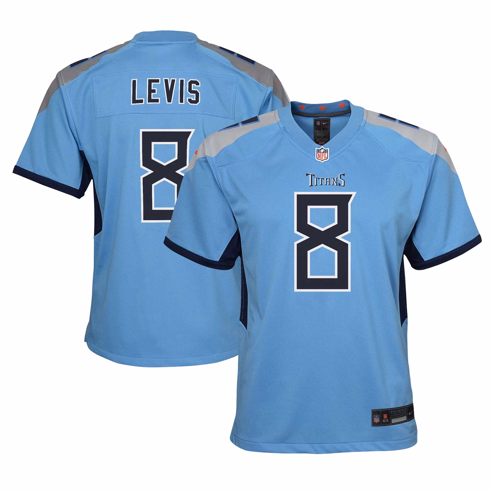 Will Levis Tennessee Titans Youth Player Game Jersey - White