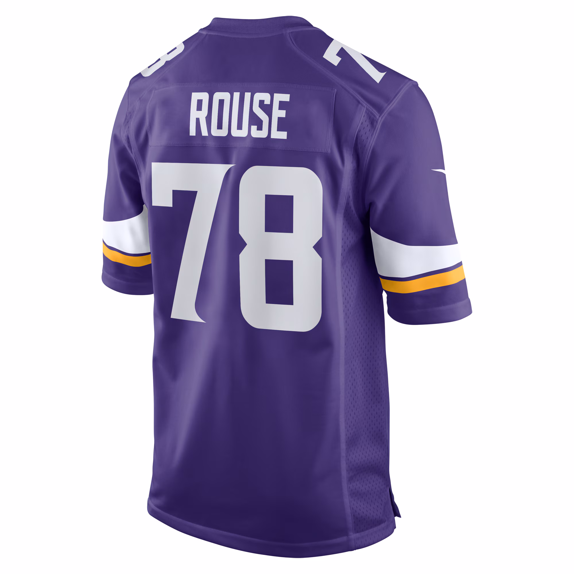 Walter Rouse Minnesota Vikings Game Jersey -  Purple