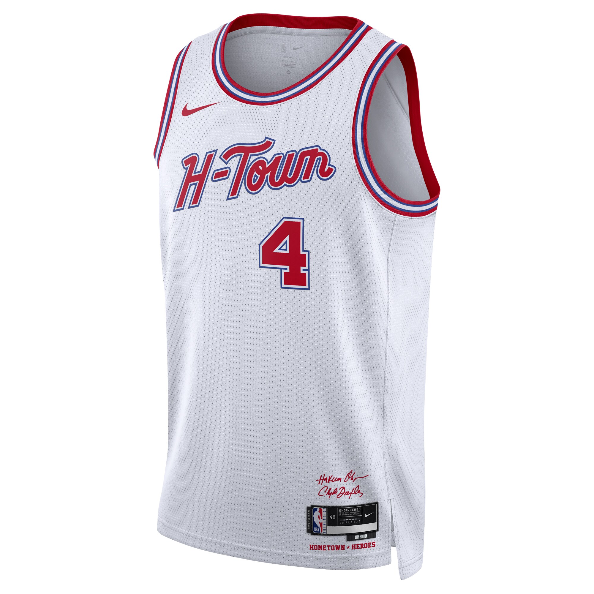 Unisex Houston Rockets Jalen Green  White 2023/24 Swingman Jersey - City Edition