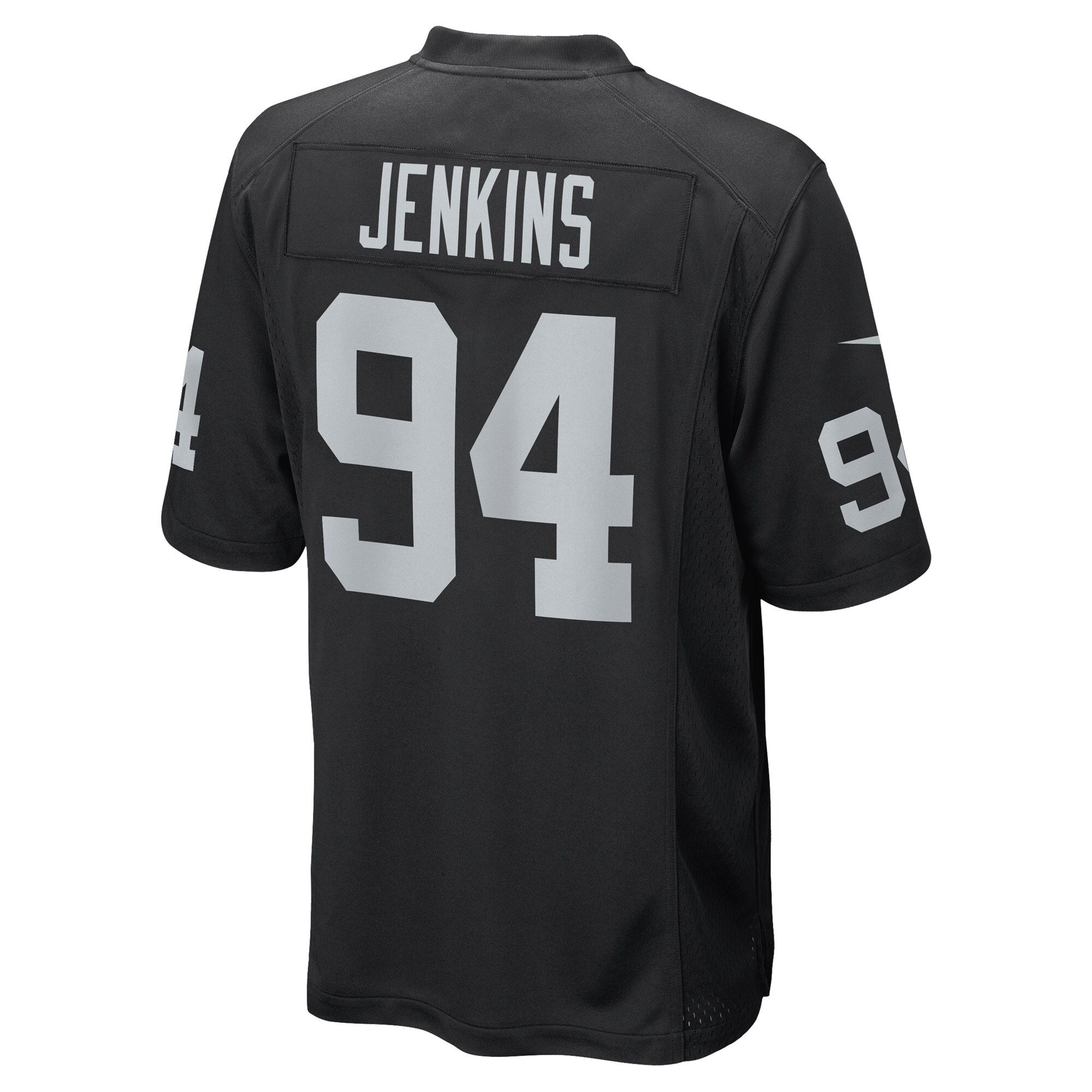 Jenkins Las Vegas Raiders  Game Player Jersey - Black