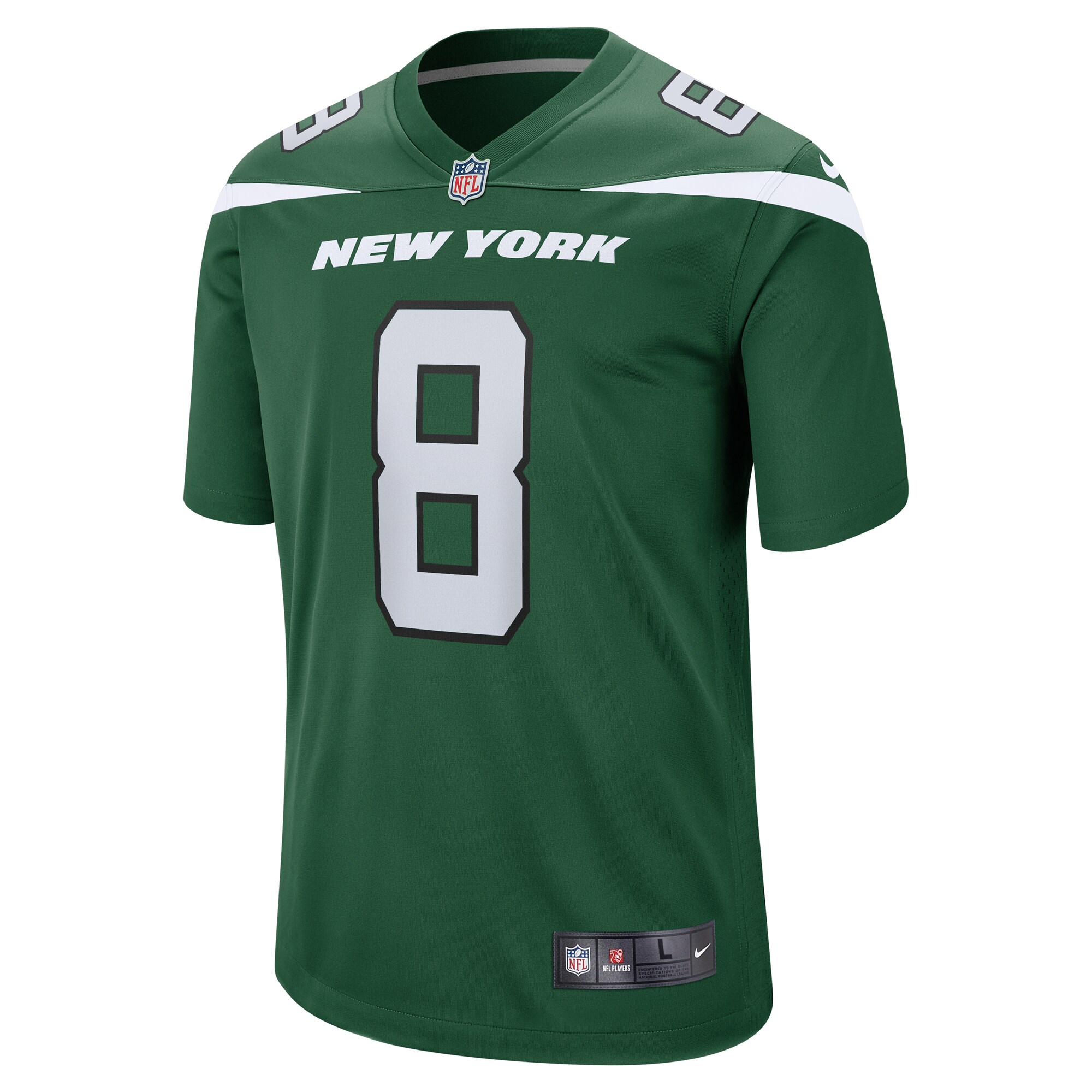 Aaron Rodgers New York Jets Game Jersey - Gotham Green
