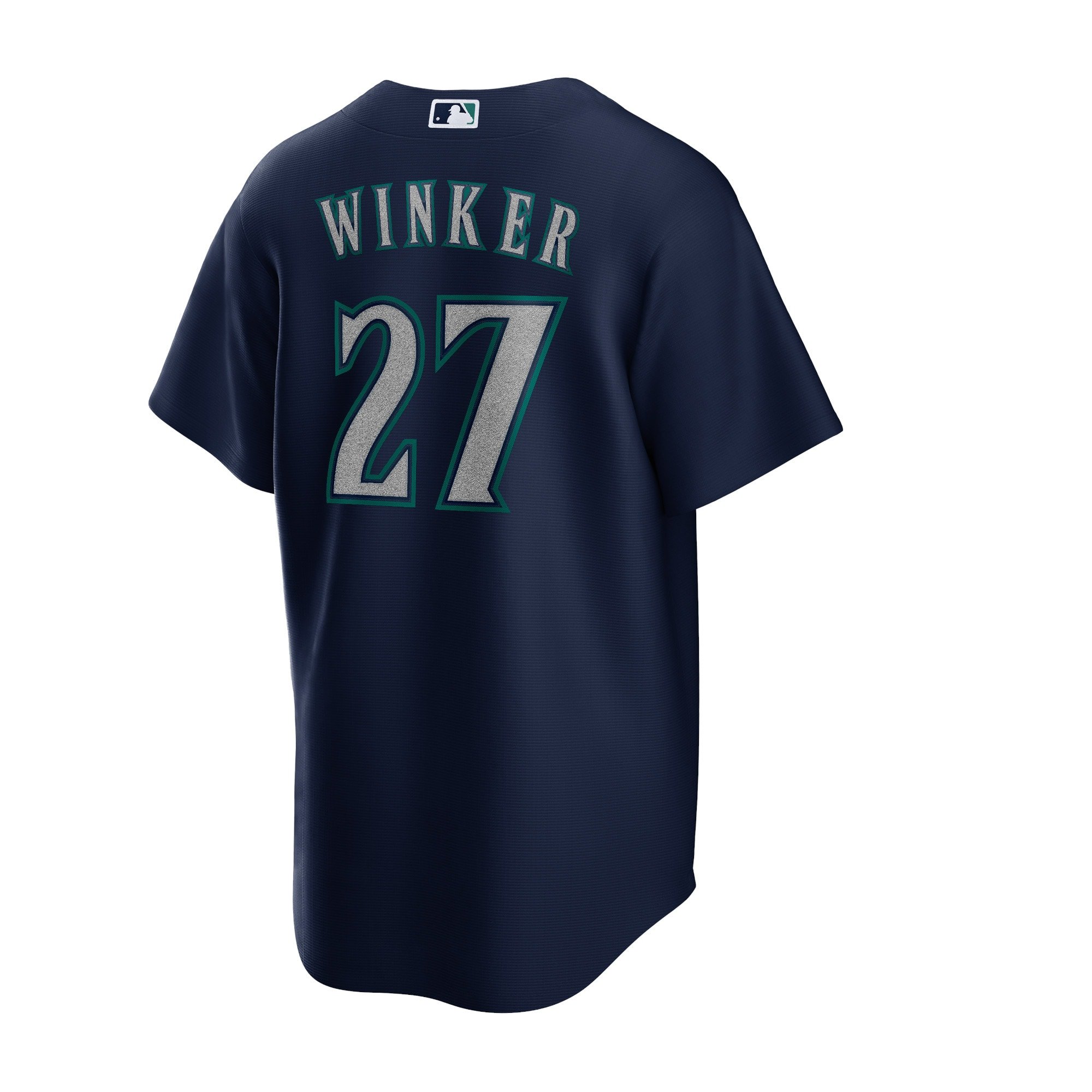Men's Seattle Mariners Jesse Winker  Navy Alternate Replica Player Jersey