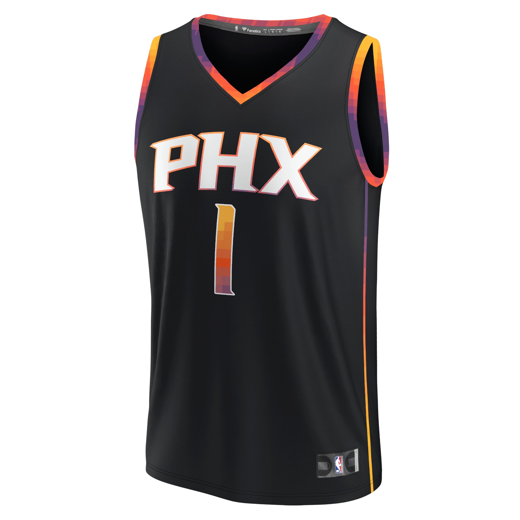Devin Booker Phoenix Suns  Youth Fast Break Player Jersey - Statement Edition - Black
