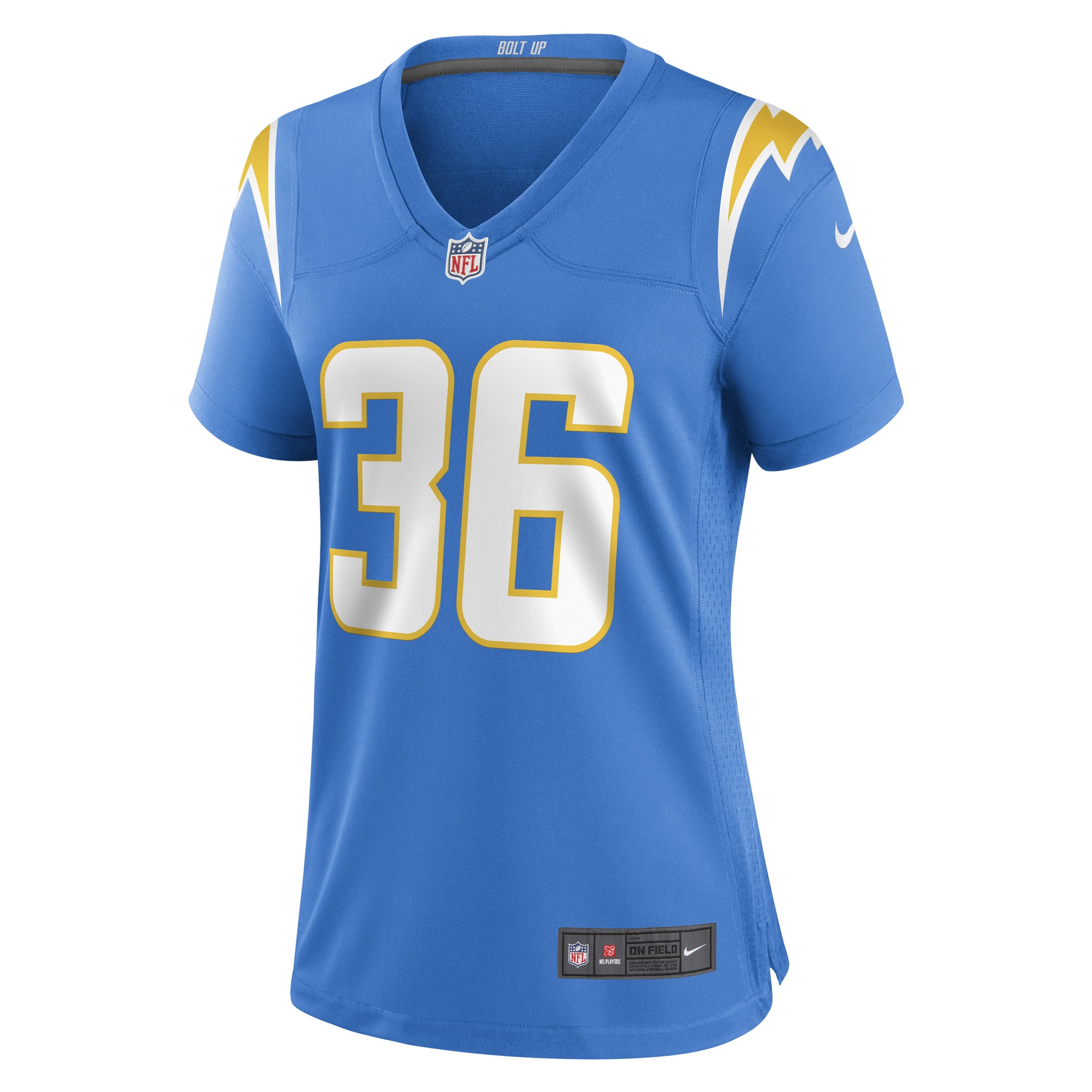 Ja'Sir Taylor Los Angeles Chargers  Women's Game Player Jersey - Powder Blue