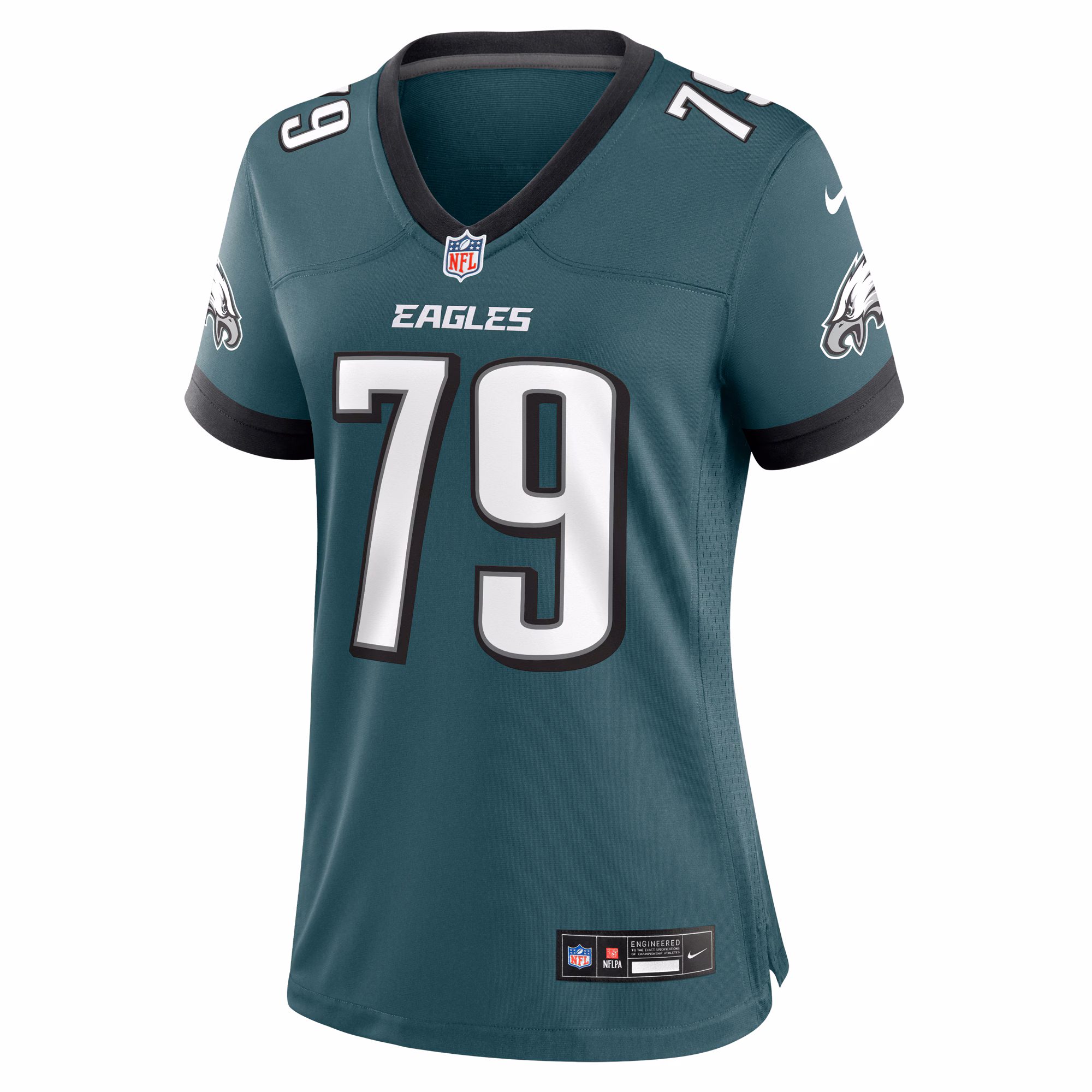 Lecitus Smith Philadelphia Eagles Women's  Game Jersey - Midnight Green