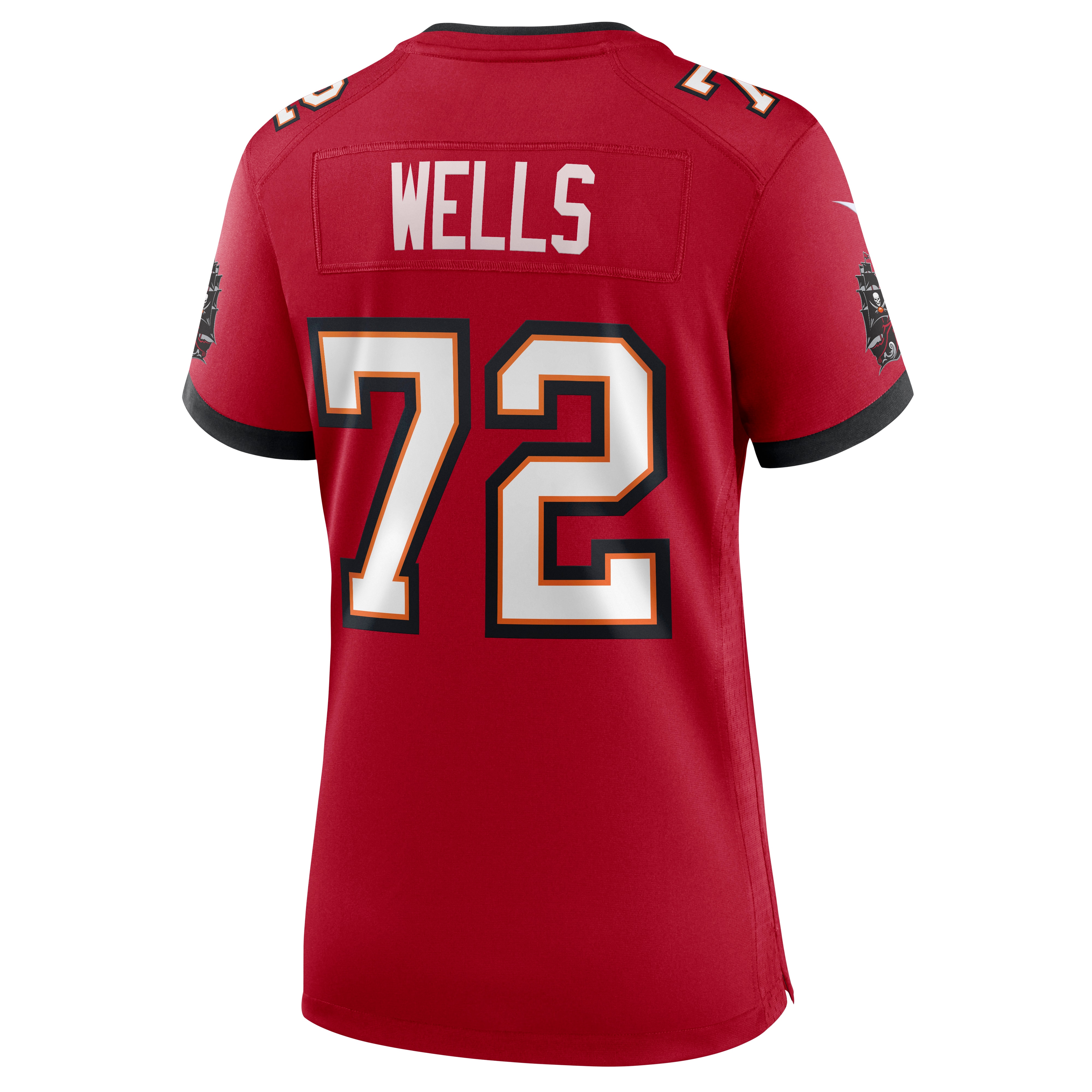 Josh Wells Tampa Bay Buccaneers  Women's Game Jersey - Red