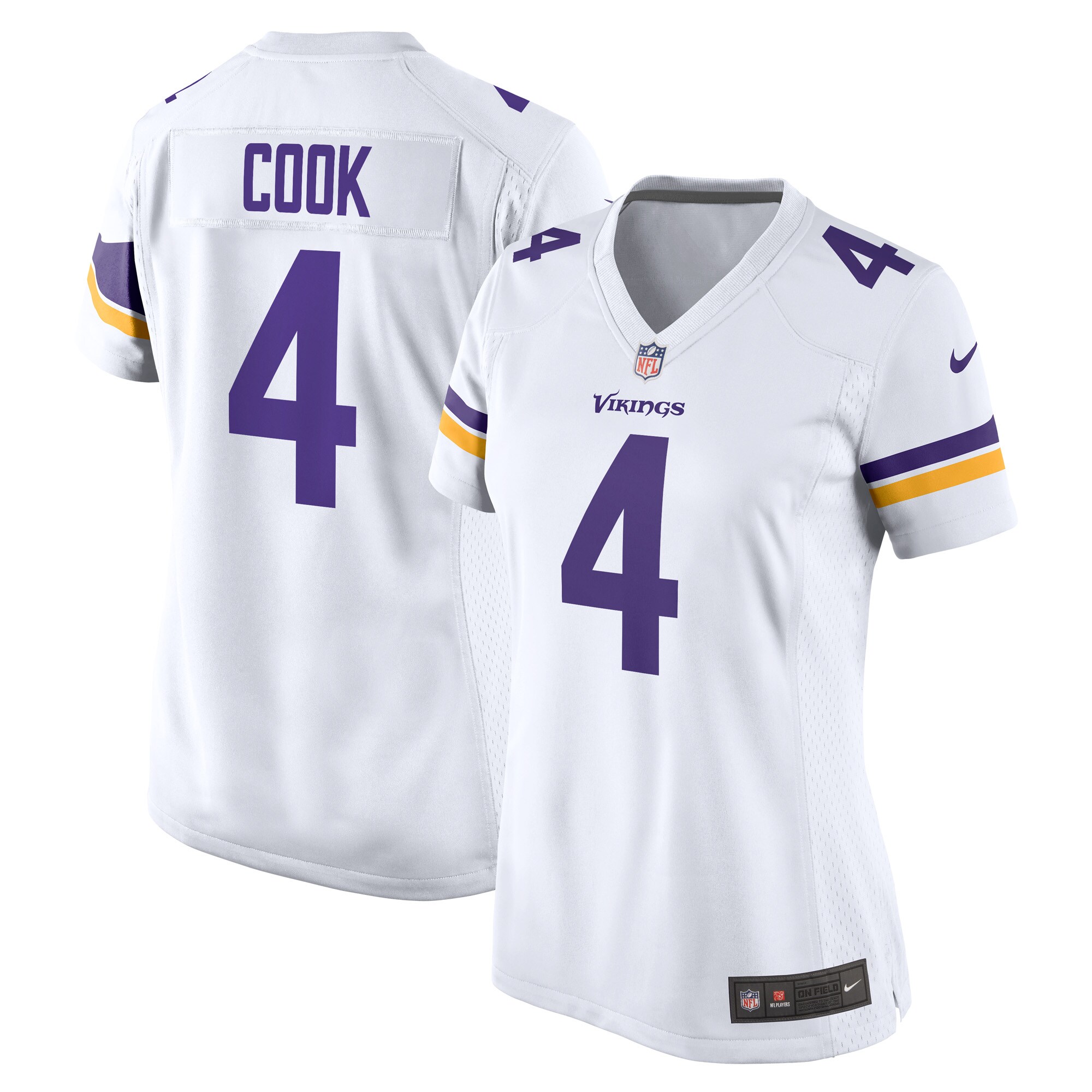 Dalvin Cook Minnesota Vikings  Women's Game Jersey - White