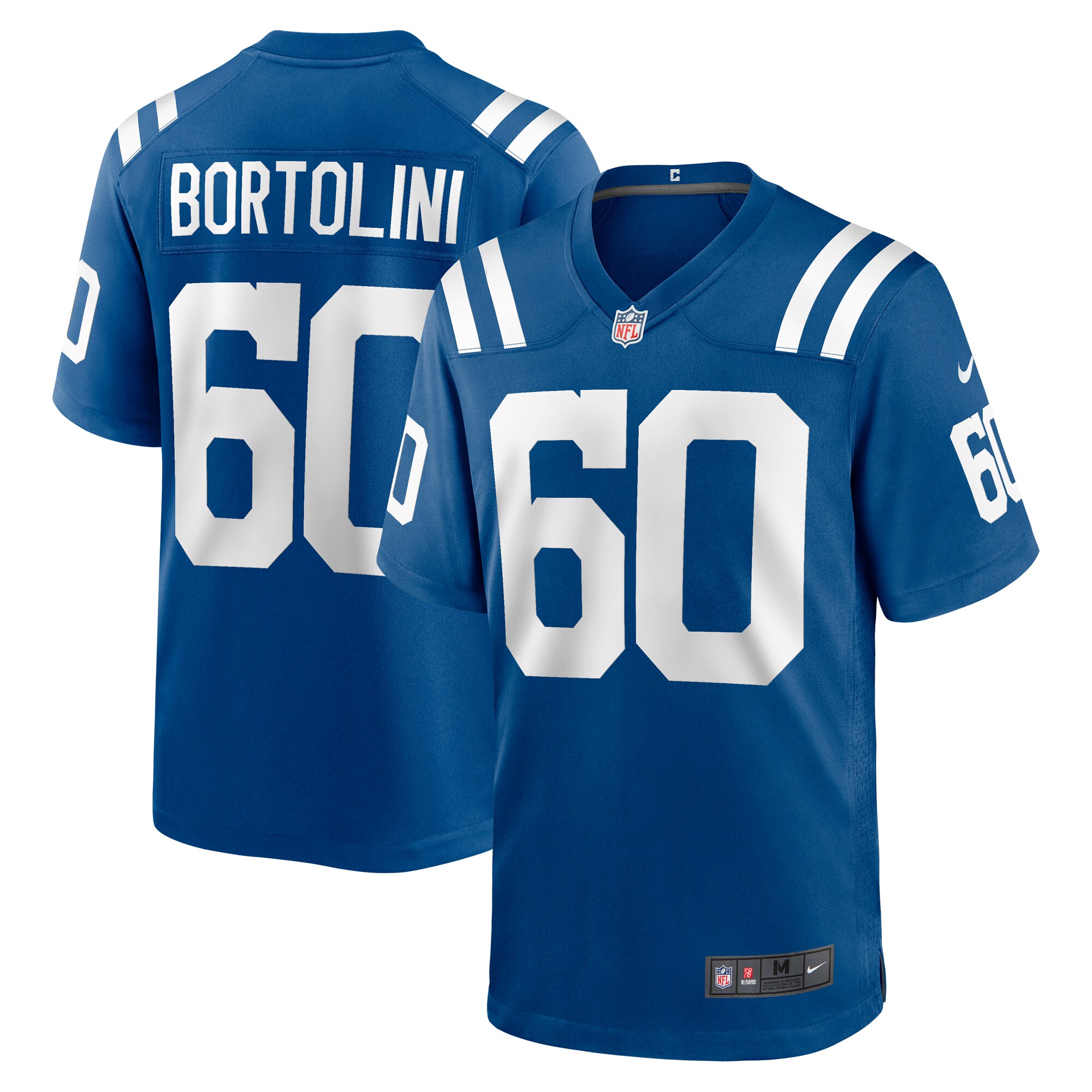 Tanor Bortolini Indianapolis Colts Game Jersey -  Royal
