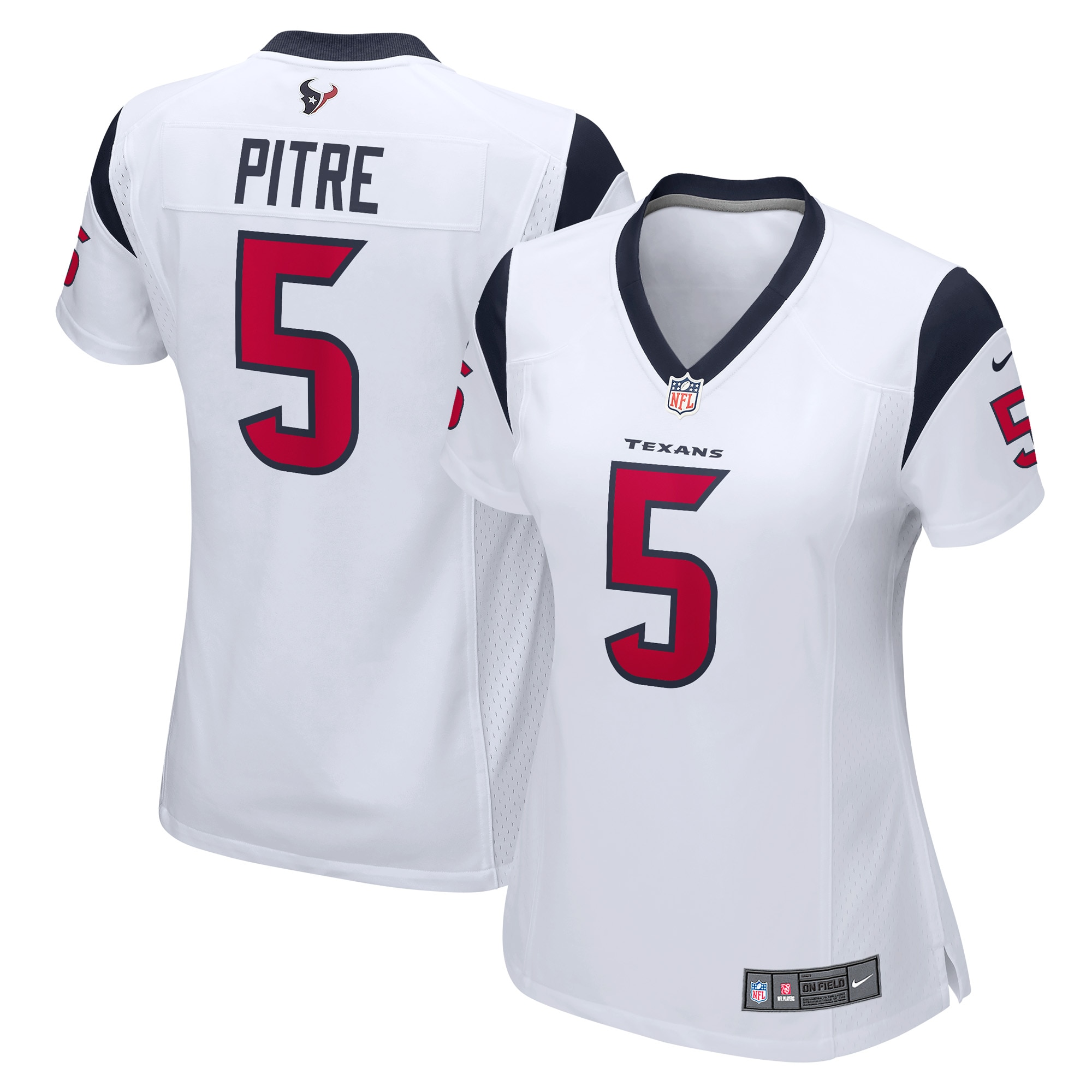 Jalen Pitre Houston Texans Women's Game Player Jersey - White