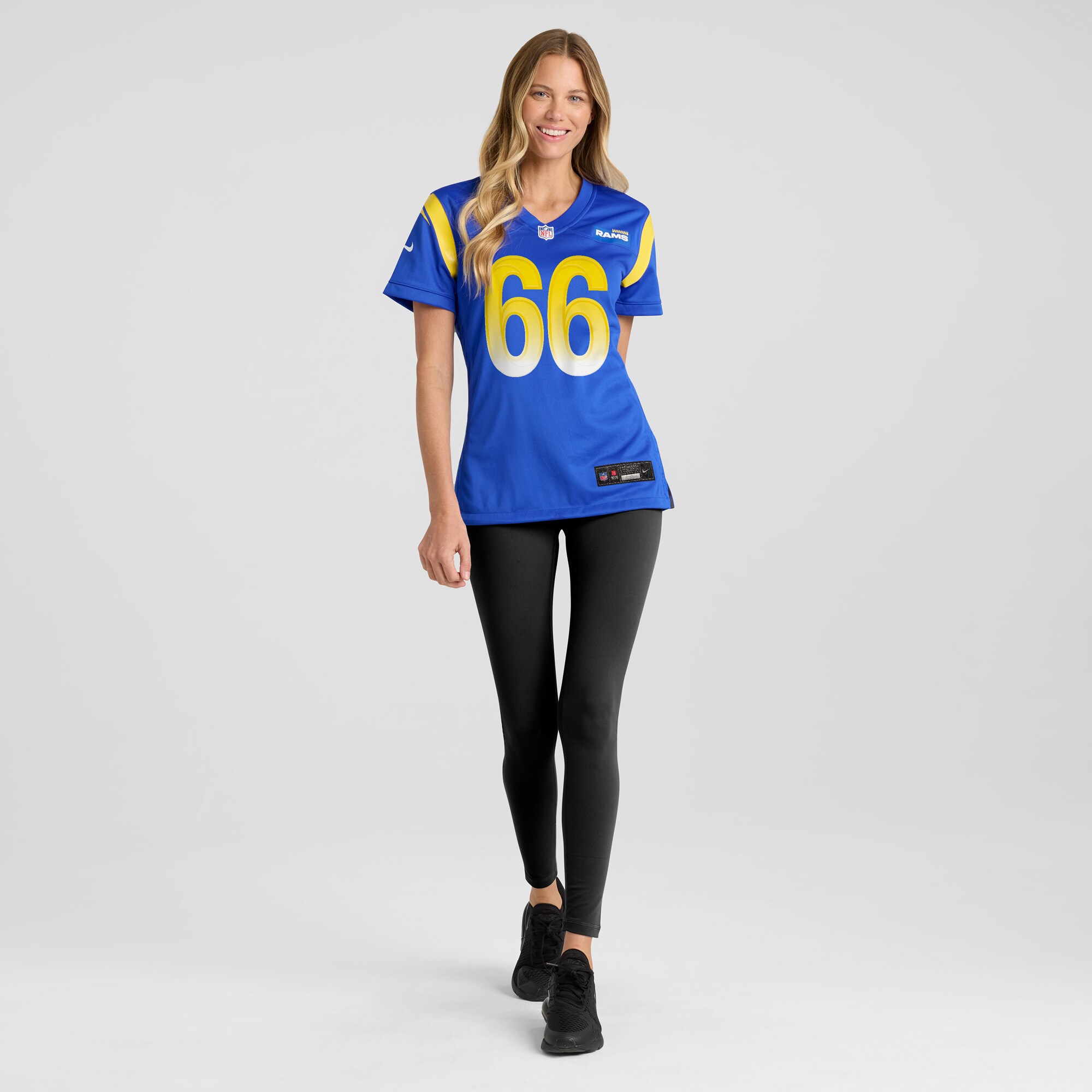 KT Leveston Los Angeles Rams Women's  Game Jersey -  Royal