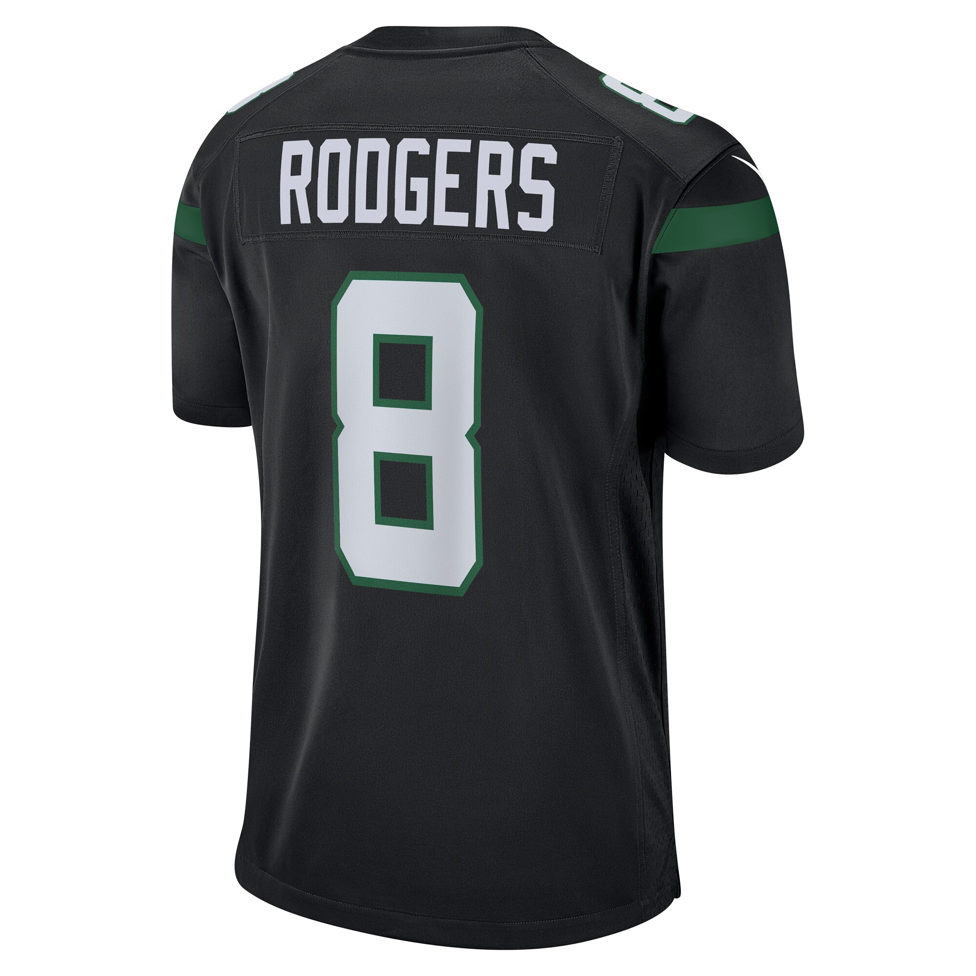 Aaron Rodgers New York Jets  Youth Game Jersey - Stealth Black