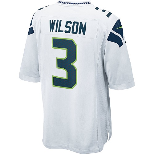 Russell Wilson Seattle Seahawks  Youth Game Jersey - White