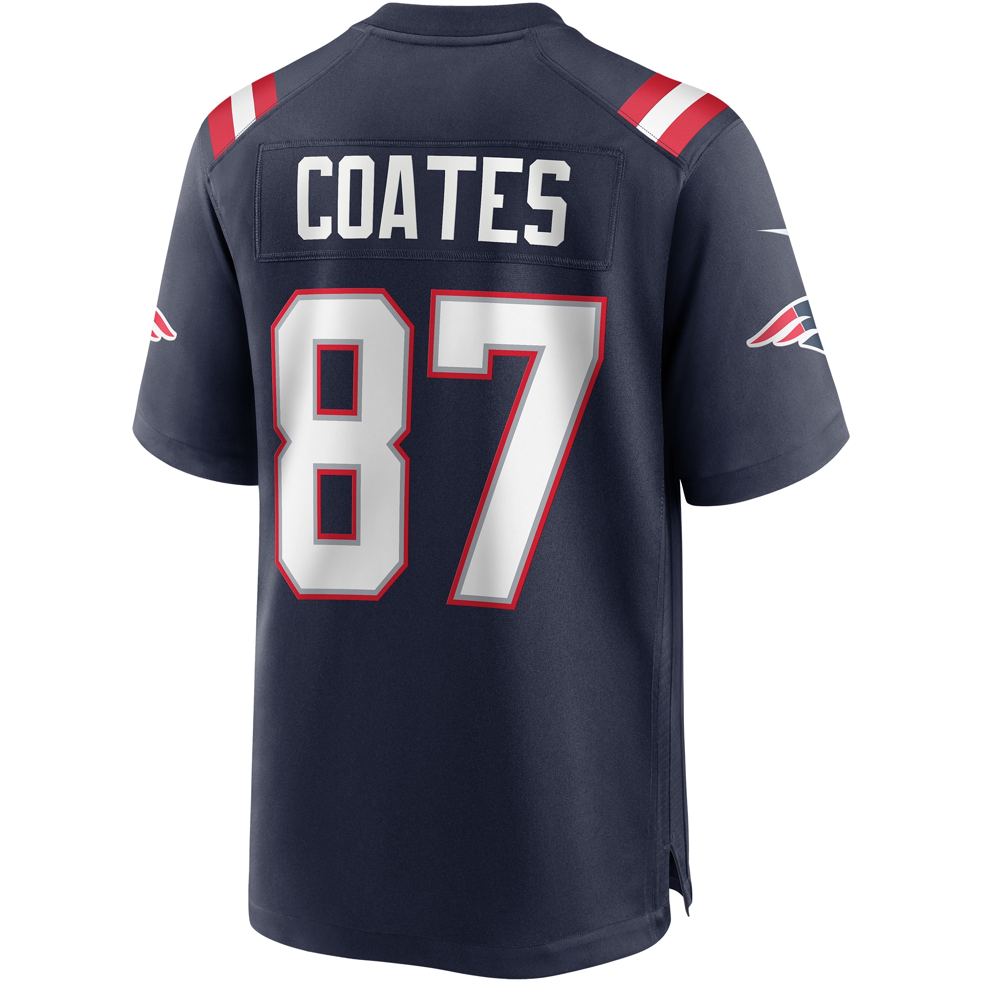 Ben Coates New England Patriots Game Retired Player Jersey - Navy