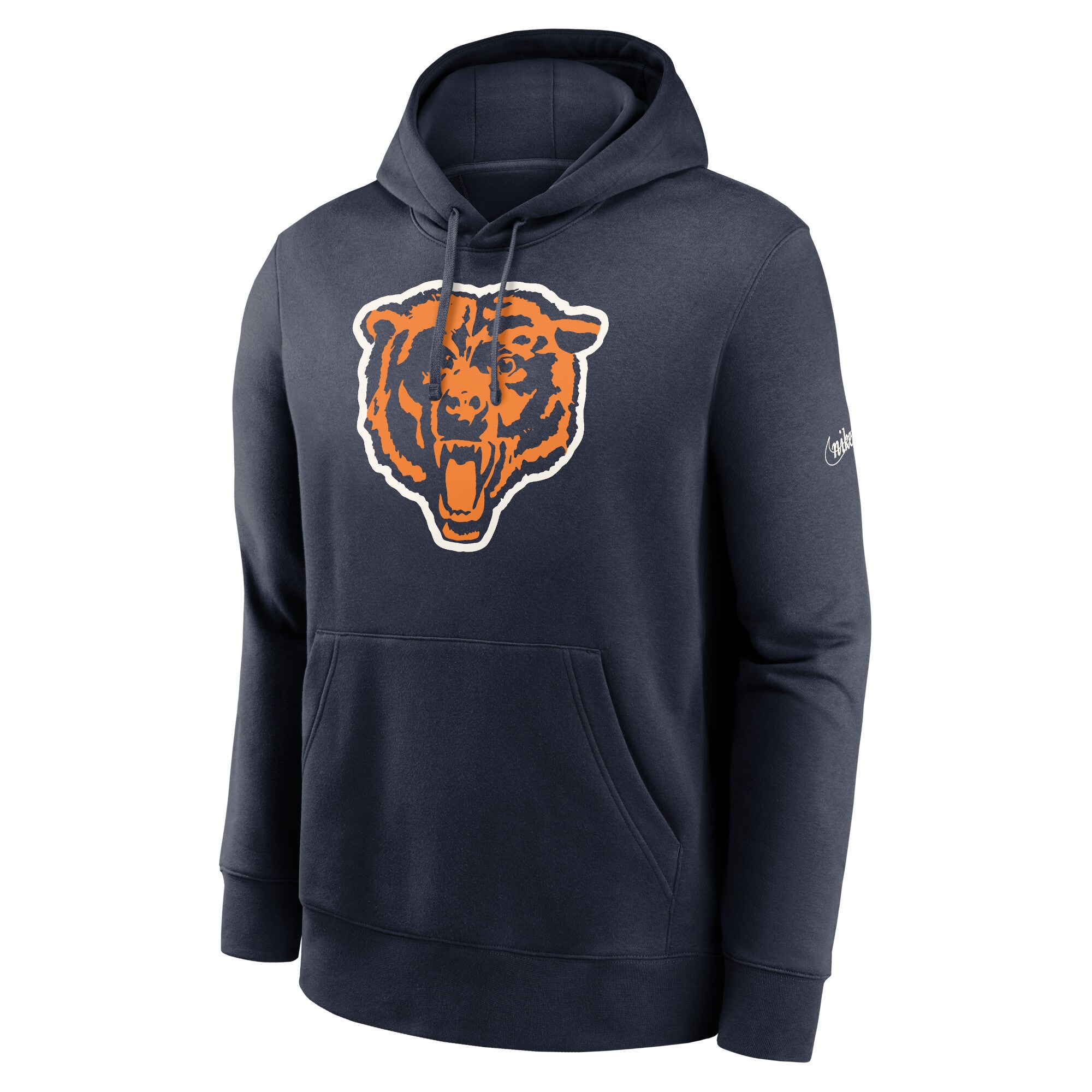 Chicago Bears Rewind Club Pullover Hoodie - Navy