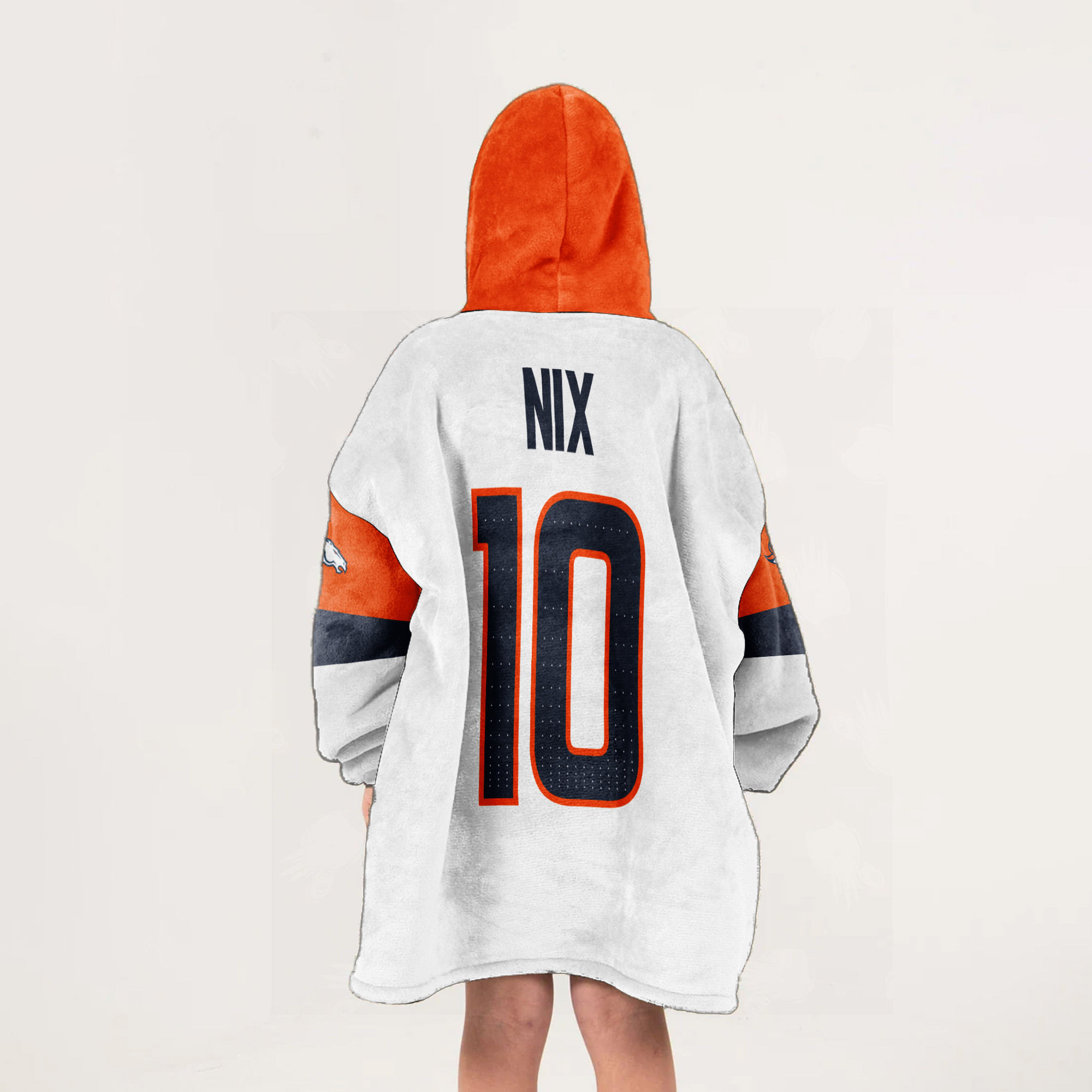 Kid B.N. 10 Denver Football Unisex Blanket Hoodie