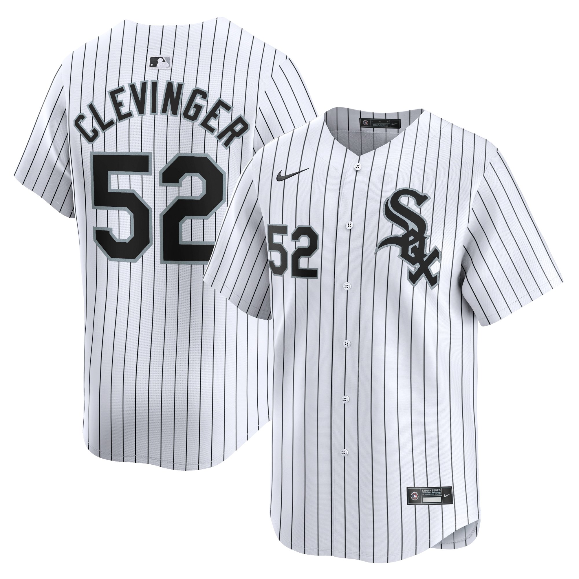 Men's Chicago White Sox Mike Clevinger  White Home Limited Player Jersey