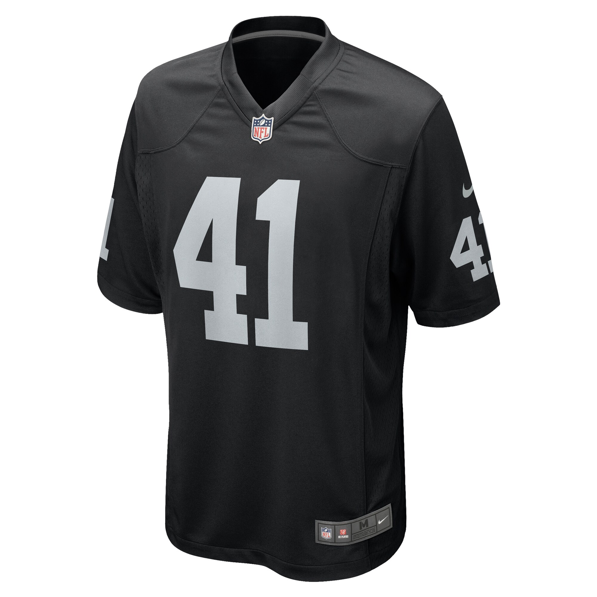 Robert Spillane Las Vegas Raiders Game Player Jersey - Black