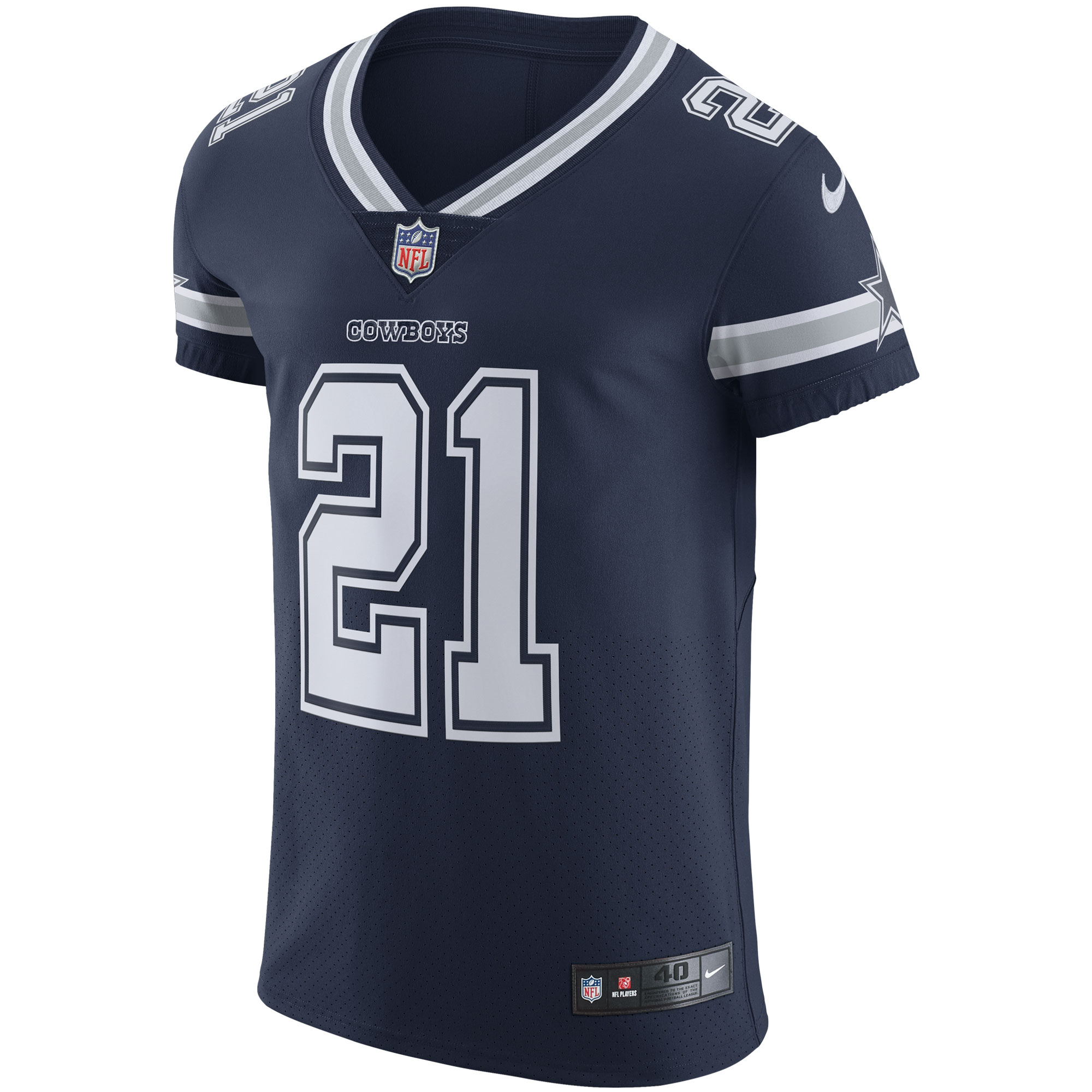 Ezekiel Elliott Dallas Cowboys  Vapor Elite Jersey - Navy