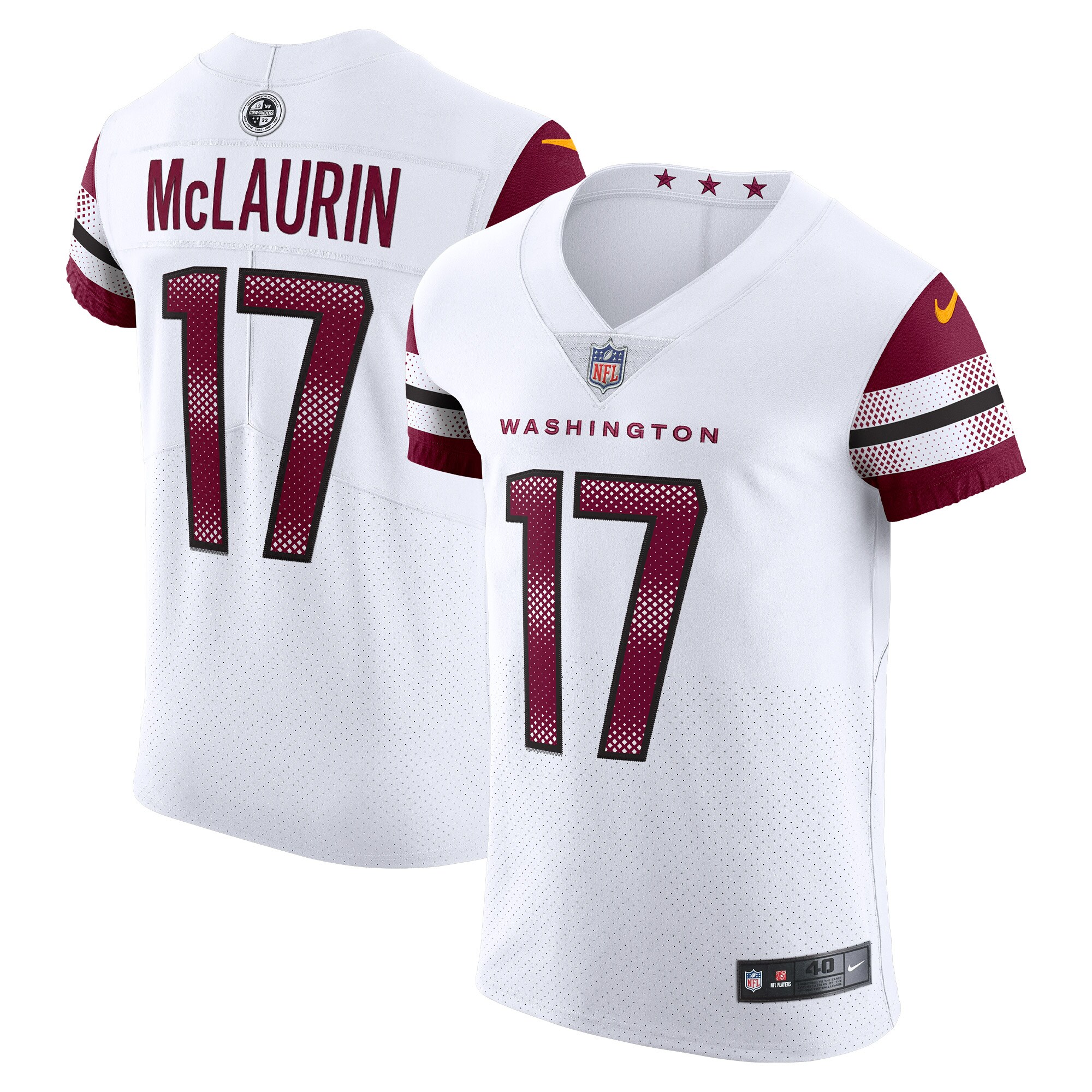 Terry McLaurin Washington Commanders  Vapor Elite Jersey - White