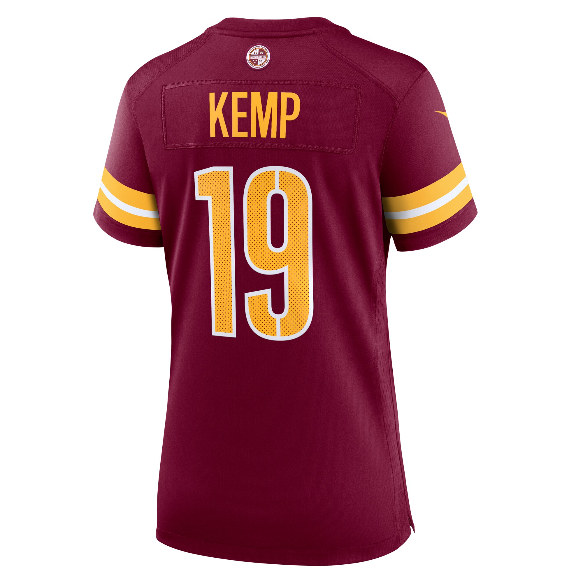 Marcus Kemp Washington Commanders  Women's Game Player Jersey - Burgundy