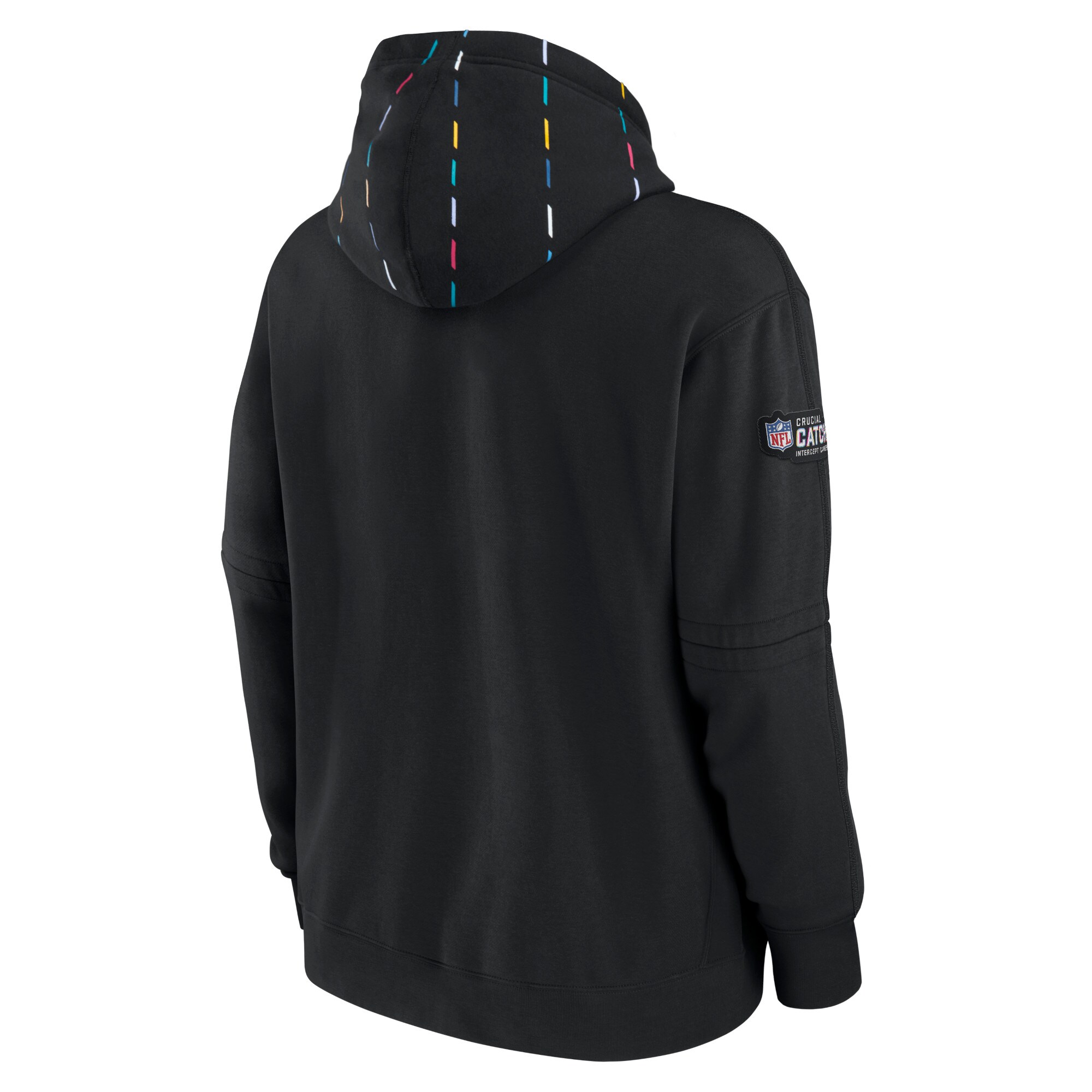Carolina Panthers  2023  Crucial Catch Club Pullover Hoodie - Black
