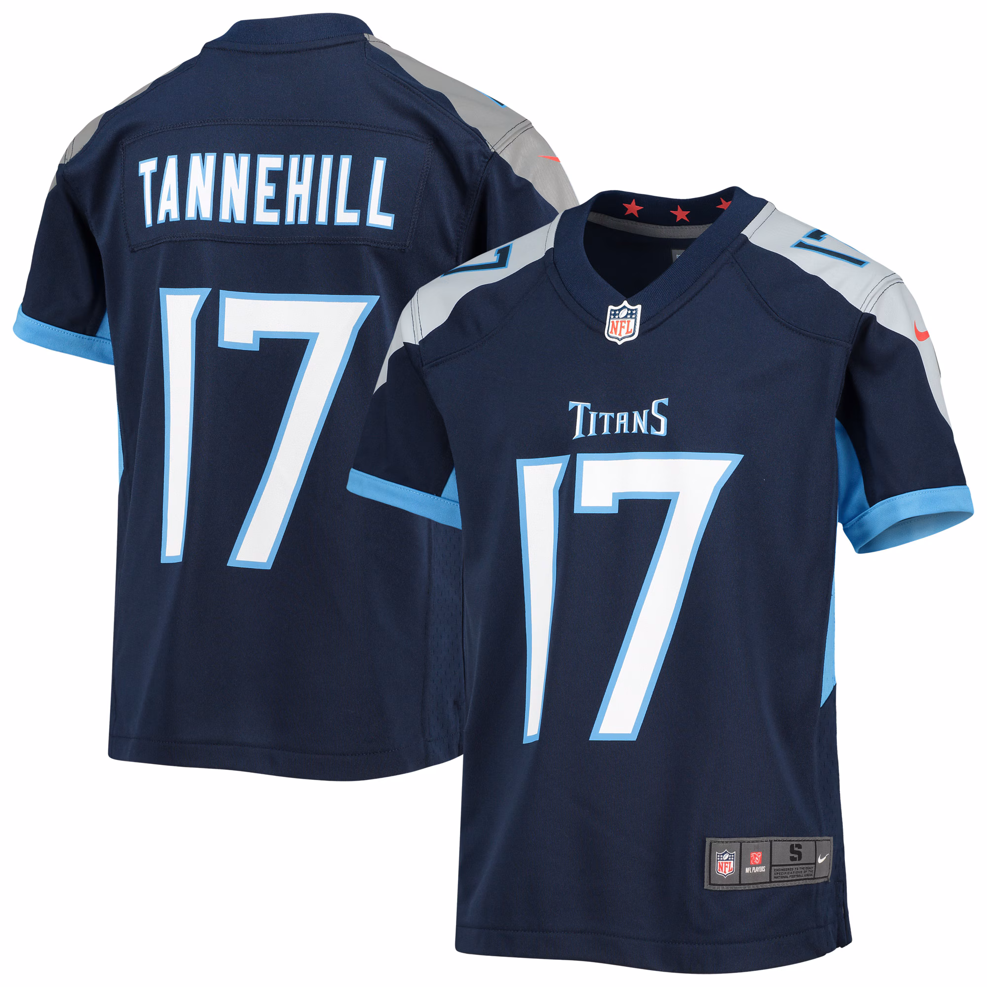 Ryan Tannehill Tennessee Titans Youth Game Jersey - Light Blue