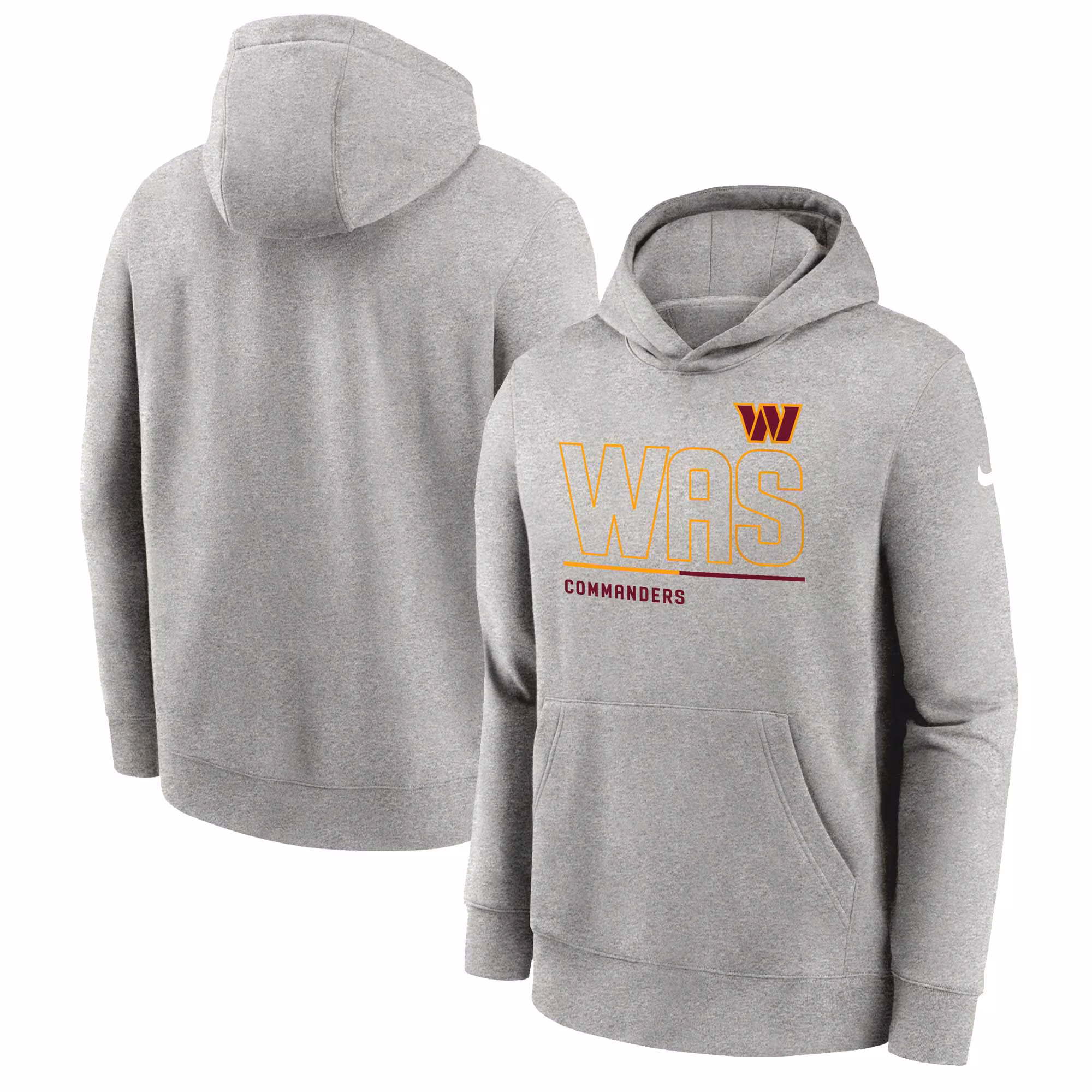 Washington Commanders Youth City Code Pullover Hoodie - Burgundy