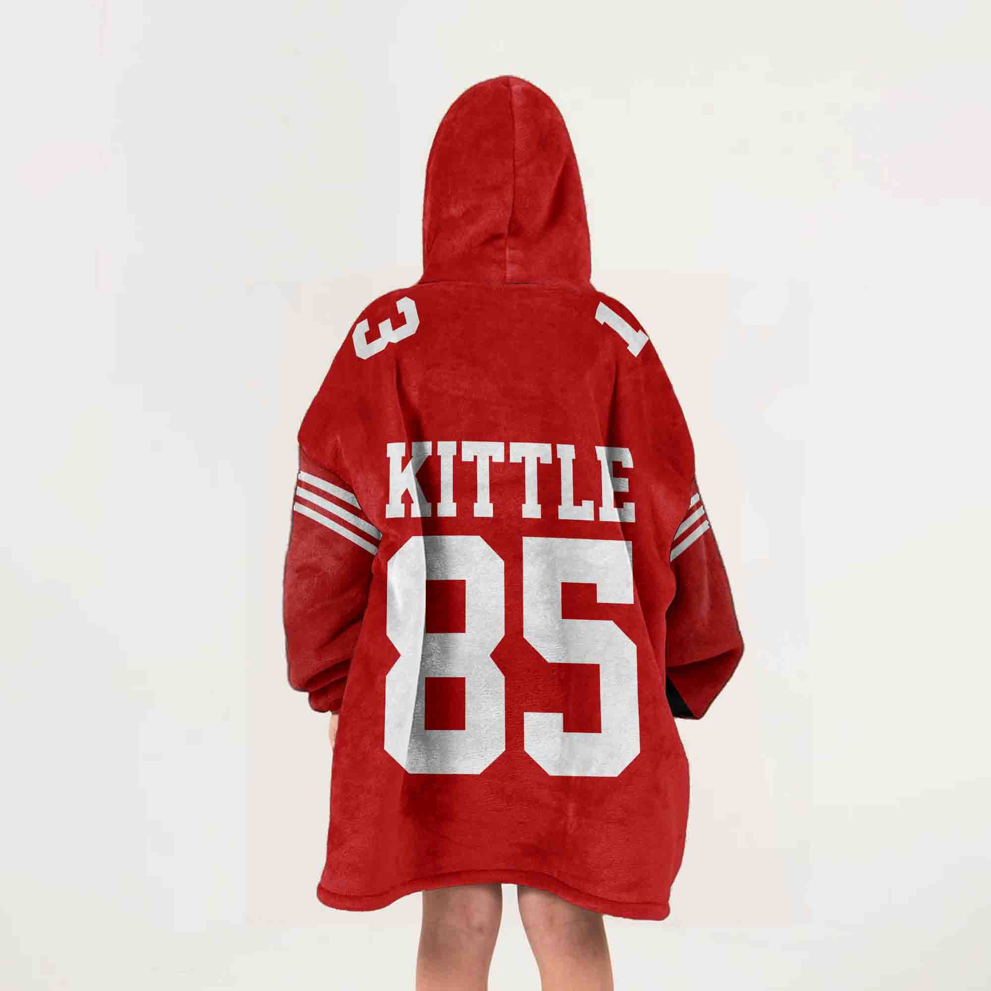 Adult B.P 13 San Francisco 49ers Football Unisex Blanket Hoodie