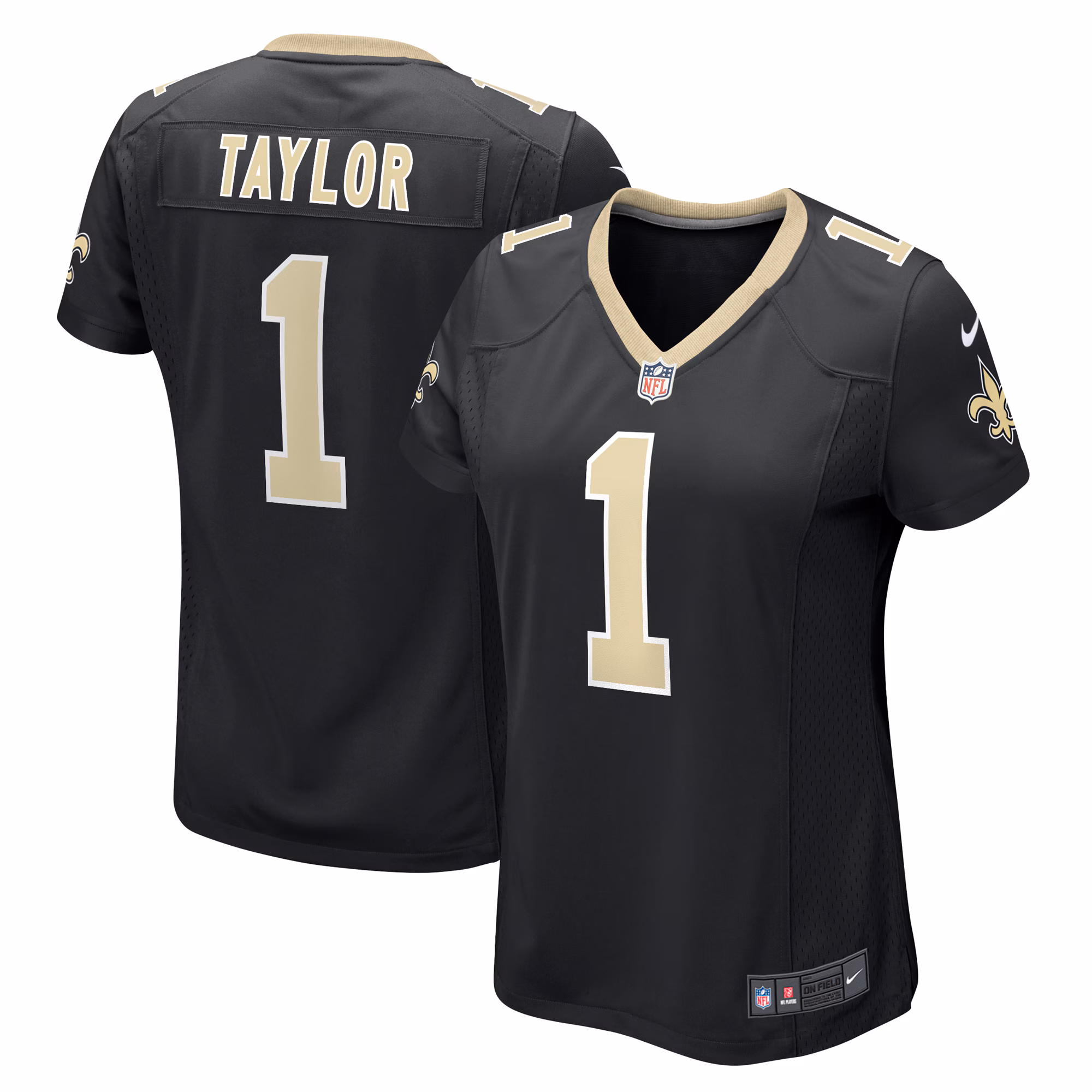 Alontae Taylor New Orleans Saints Women's Team Game Jersey -  Black