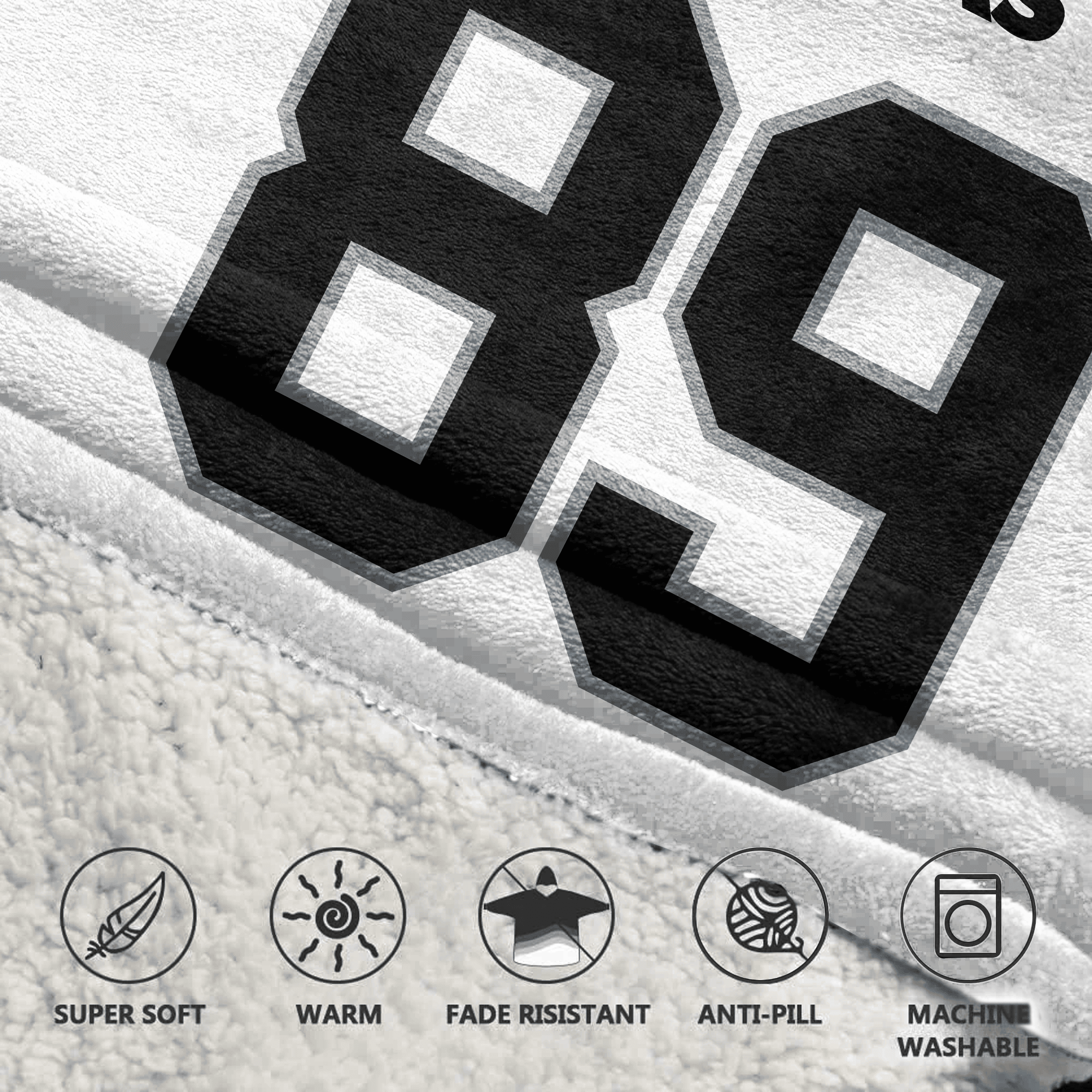 Kid B.B 89 Las Vegas Football Unisex Blanket Hoodie