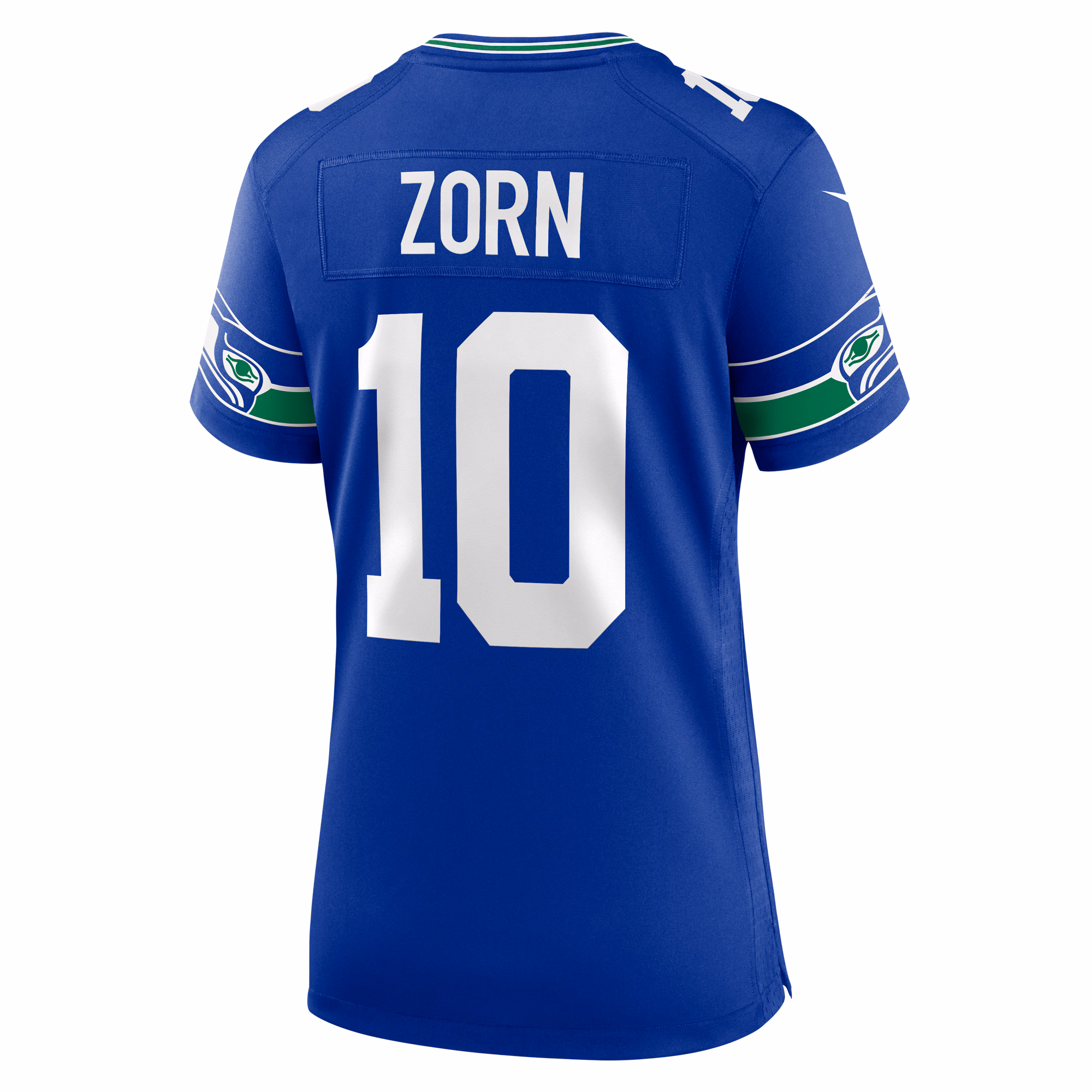 Jim Zorn Seattle Seahawks Women's Throwback Retired Player Game Jersey - Royal