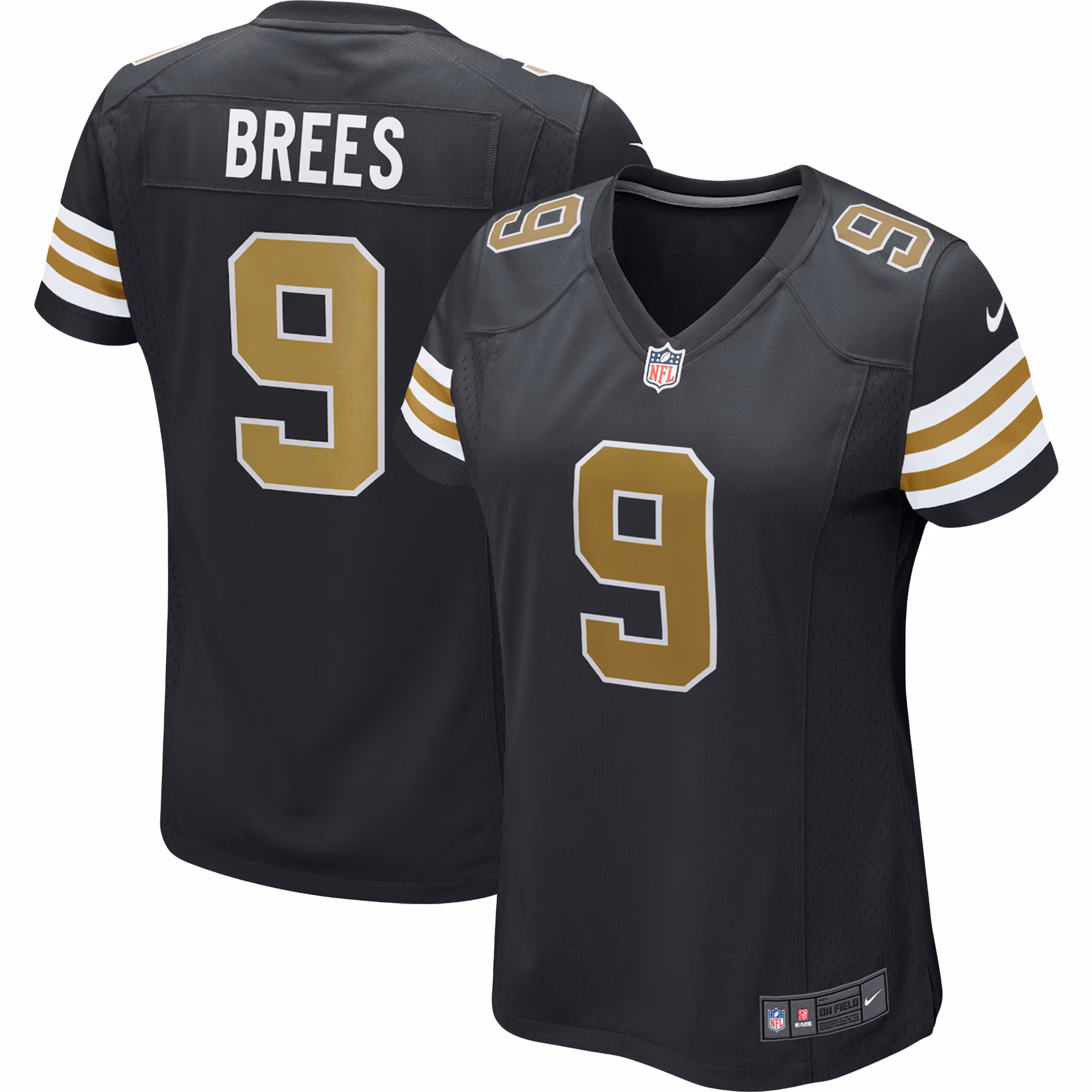 Drew Brees New Orleans Saints Women's Alternate Game Jersey - White