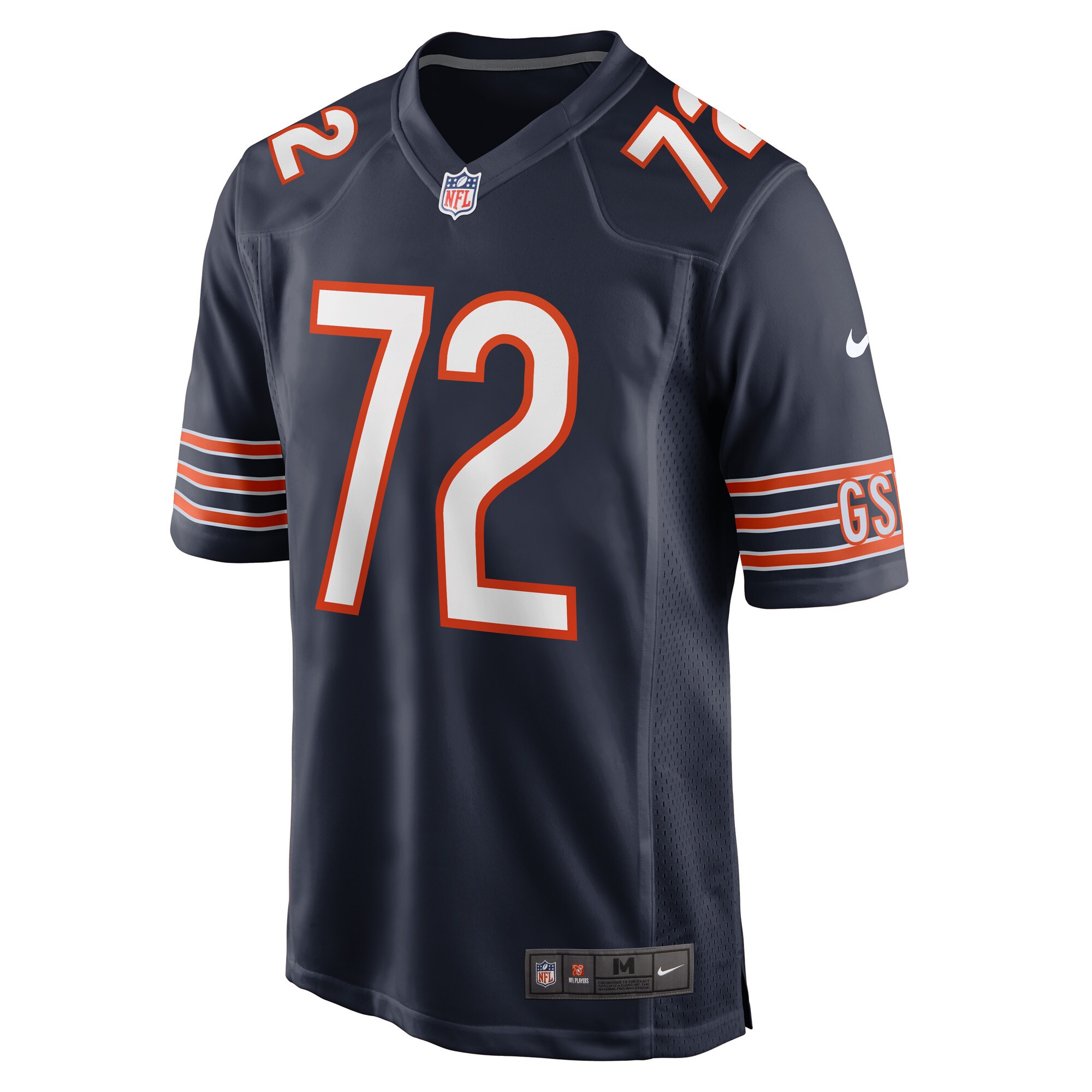 Alex Leatherwood Chicago Bears  Game Player Jersey - Navy