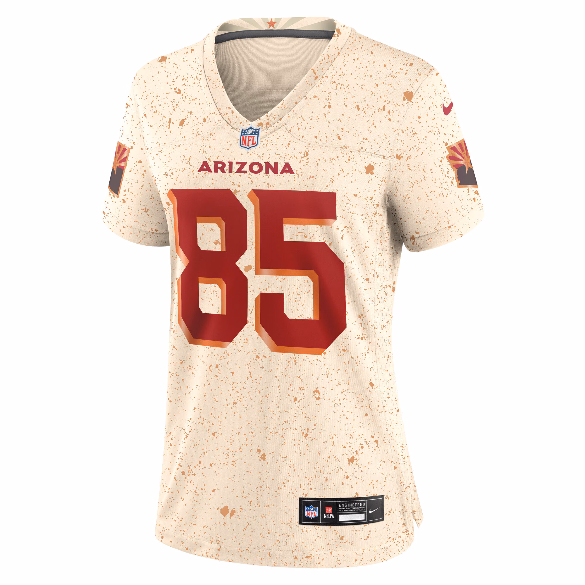 Trey McBride #85 Arizona Cardinals Women's 2025 Rivalries Collection Game Jersey - Natural