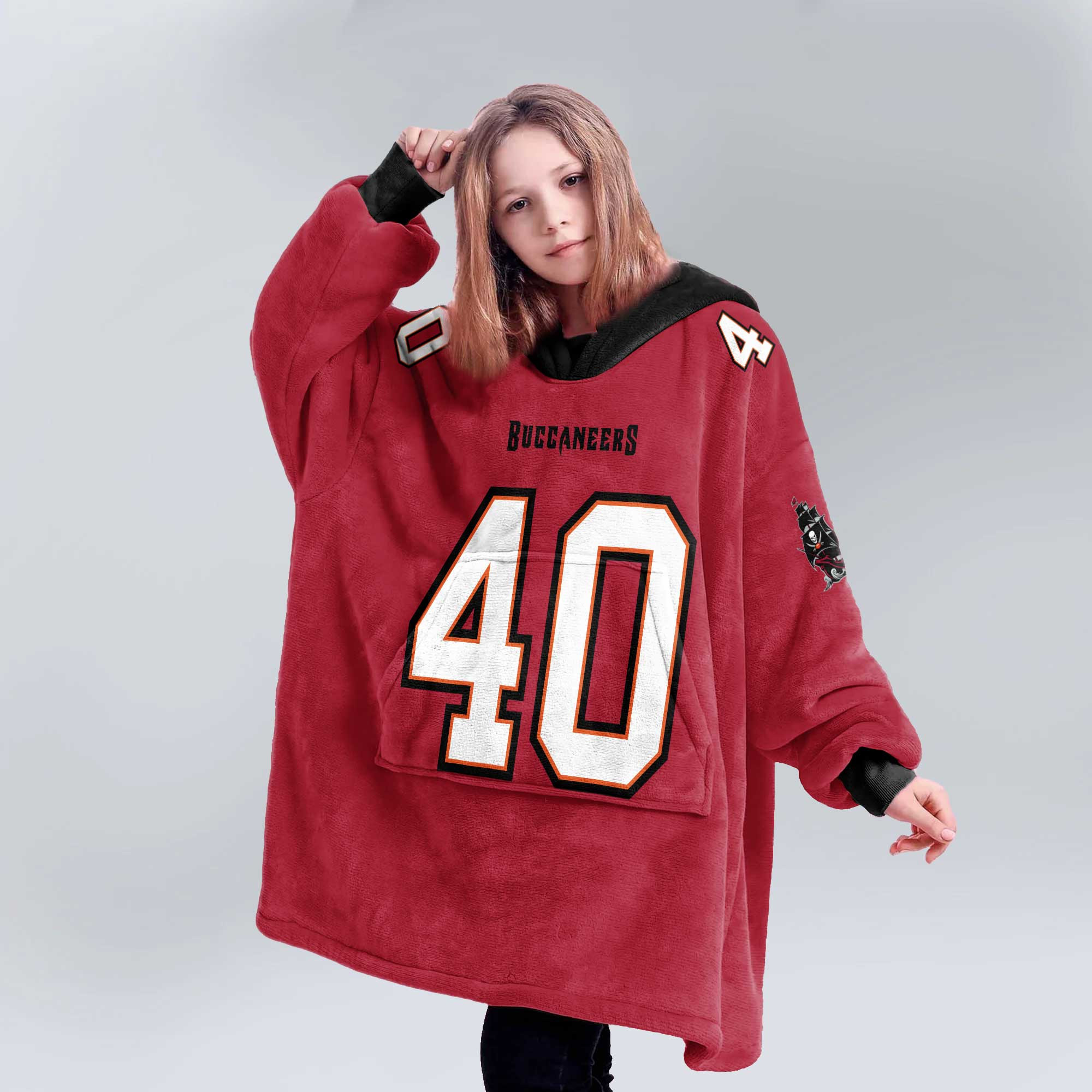 Kid M.A 40 Tampa Bay Football Unisex Blanket Hoodie