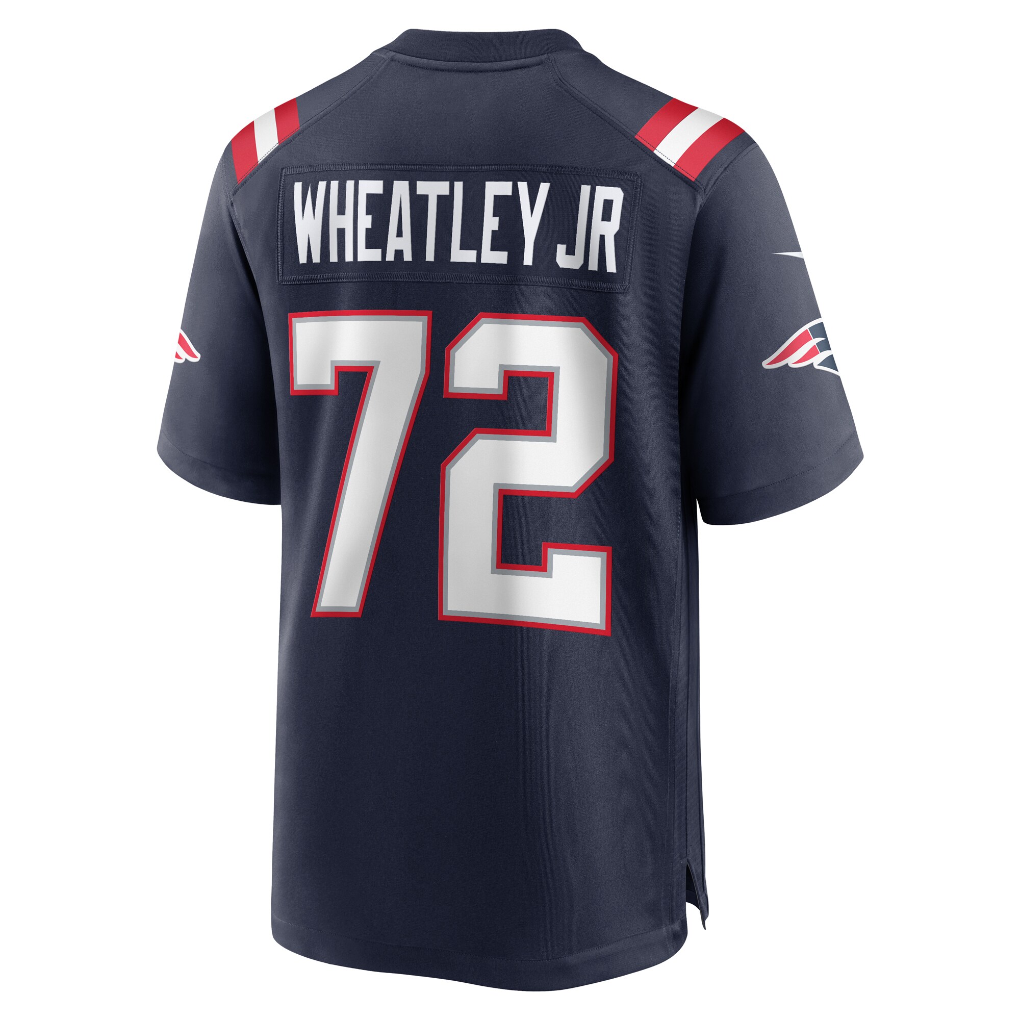 Tyrone Wheatley New England Patriots Team Game Jersey -  Navy