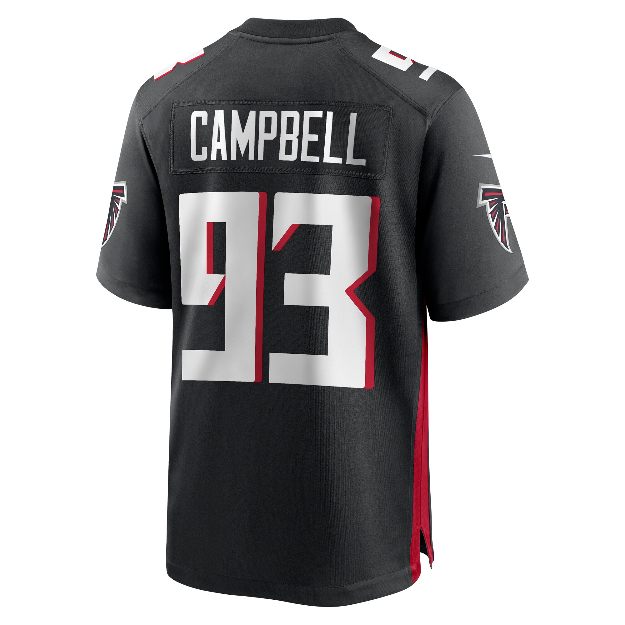Calais Campbell Atlanta Falcons Game Player Jersey - Black