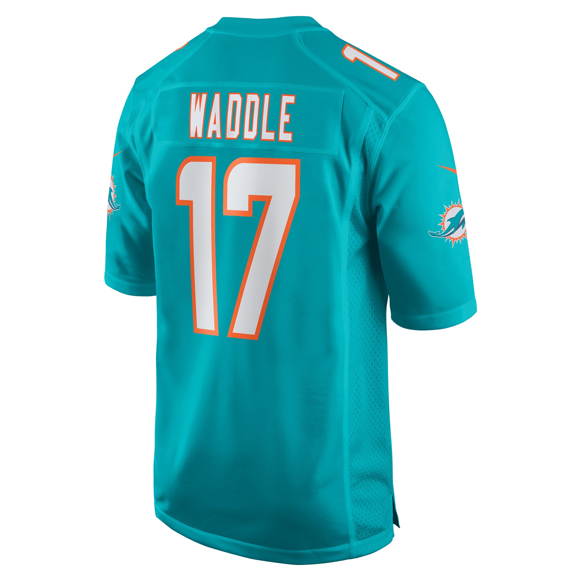 Jaylen Waddle Miami Dolphins  Game Jersey - Aqua