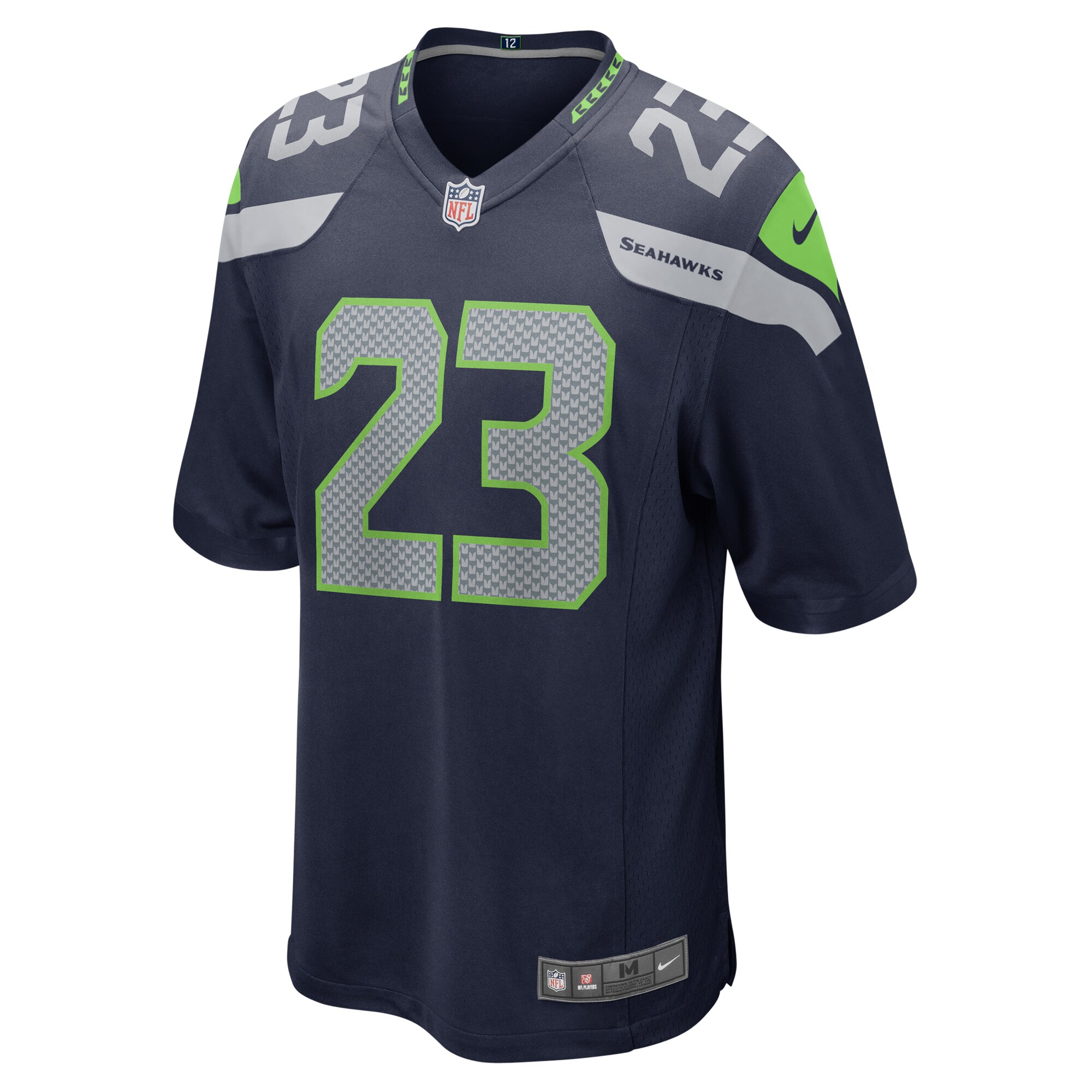 Johnathan Abram Seattle Seahawks  Home Game Player Jersey - College Navy