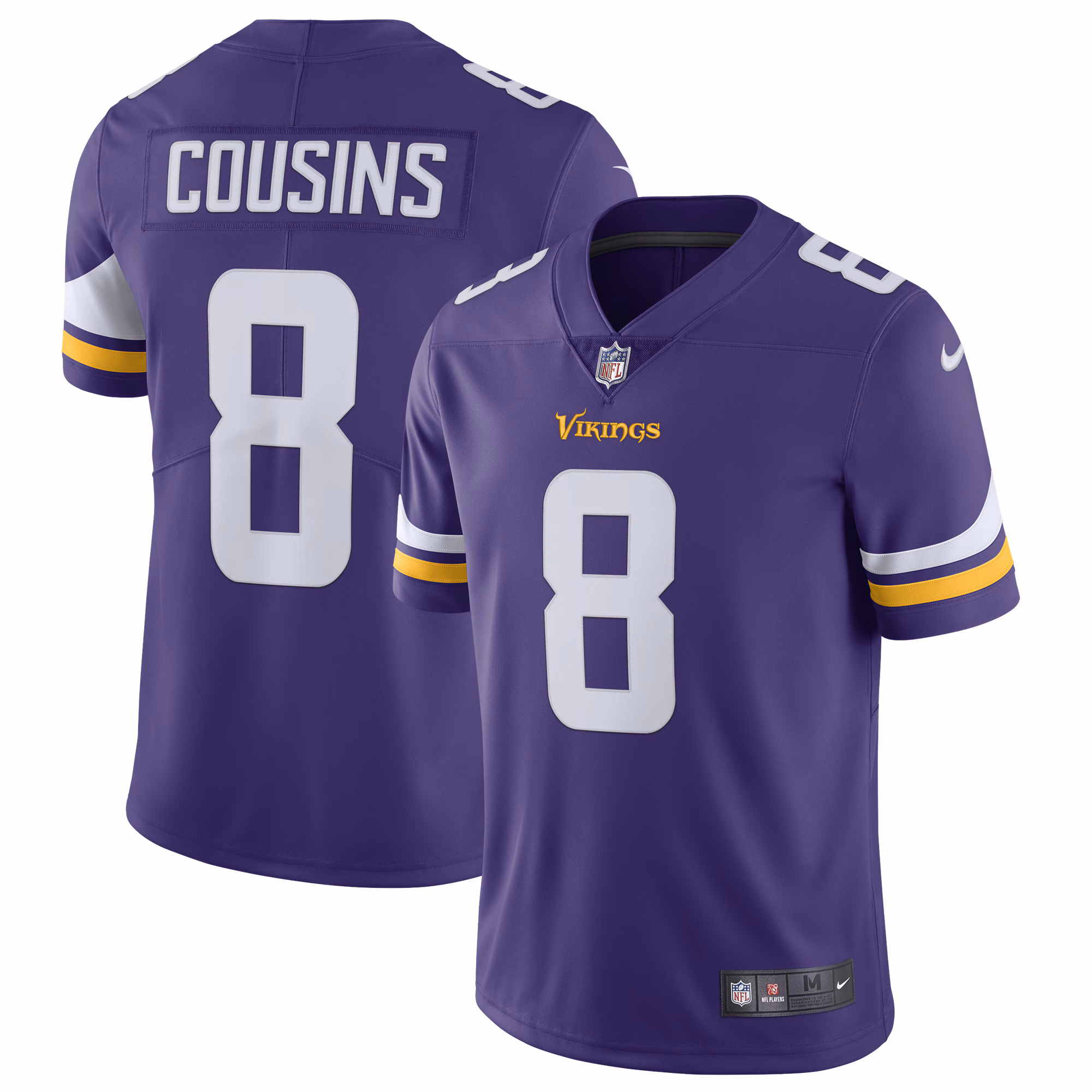 Kirk Cousins Minnesota Vikings Vapor Untouchable Limited Jersey - Purple