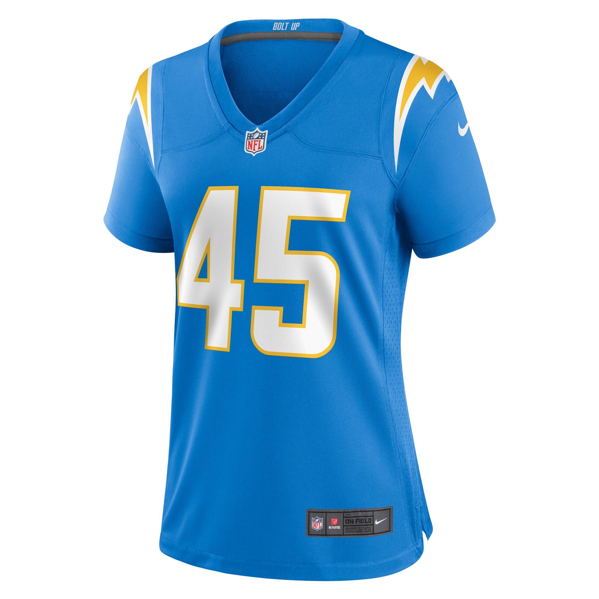 Jeremiah Attaochu Los Angeles Chargers  Women's Home Game Player Jersey - Powder Blue