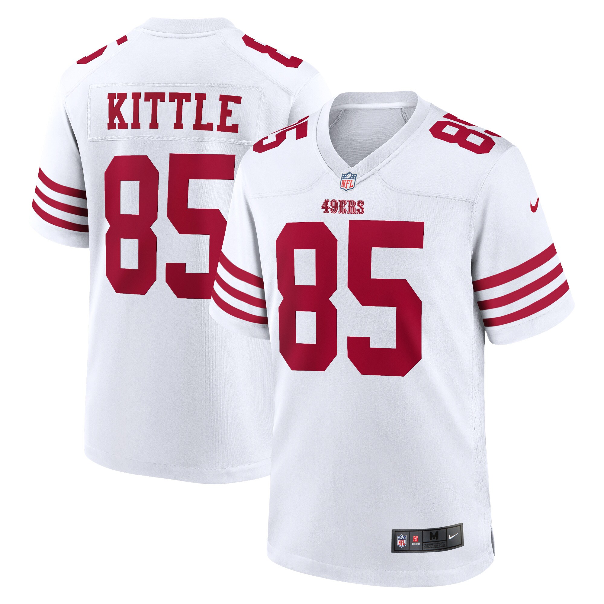 George Kittle San Francisco 49ers  Player Game Jersey - White