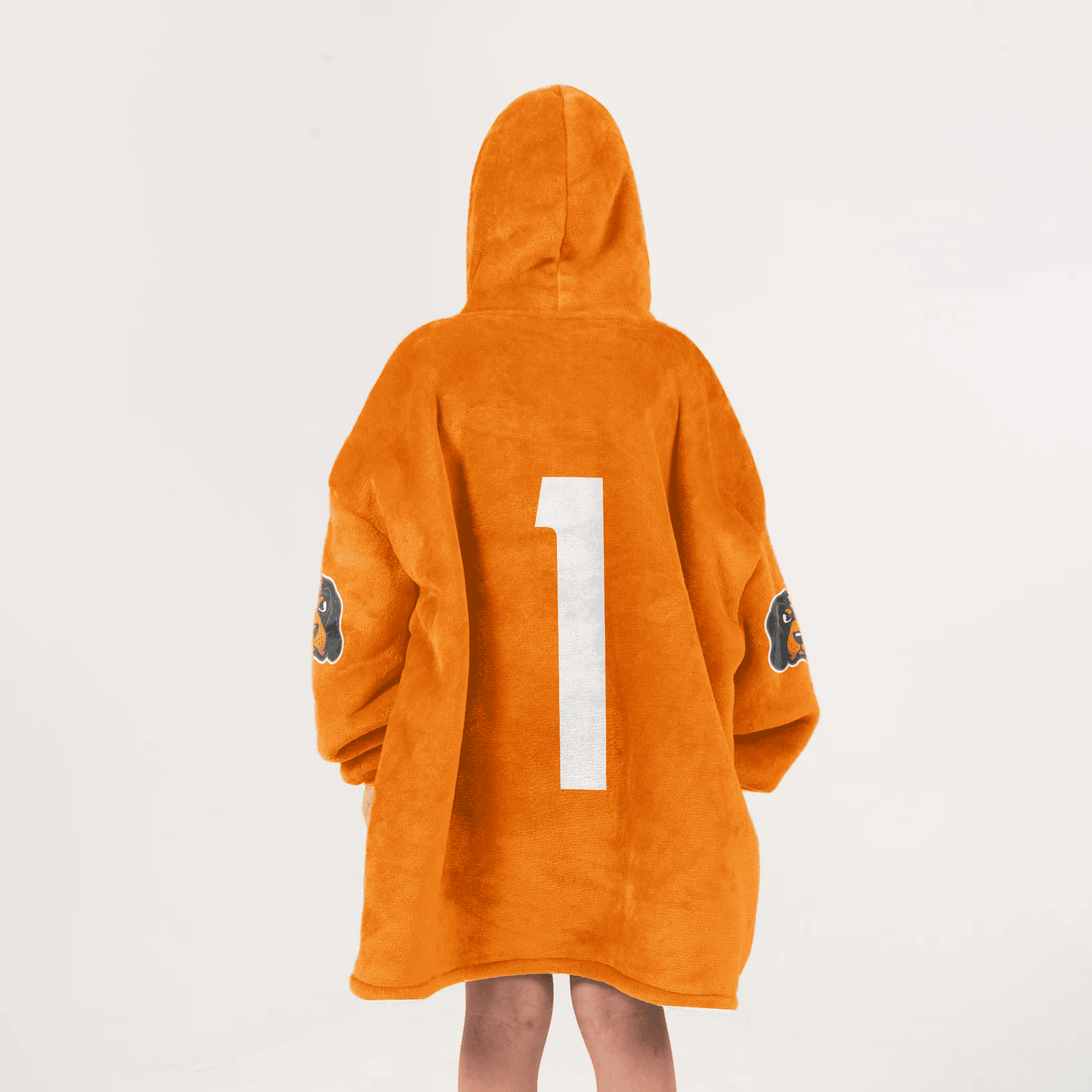 Kid 1 Tennessee Football Unisex Blanket Hoodie